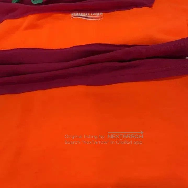 Balenciaga Balenciaga SS21 Patchwork Long Sleeve Polo Shirt. Size US XS / EU 42 / 0 - 6 Thumbnail