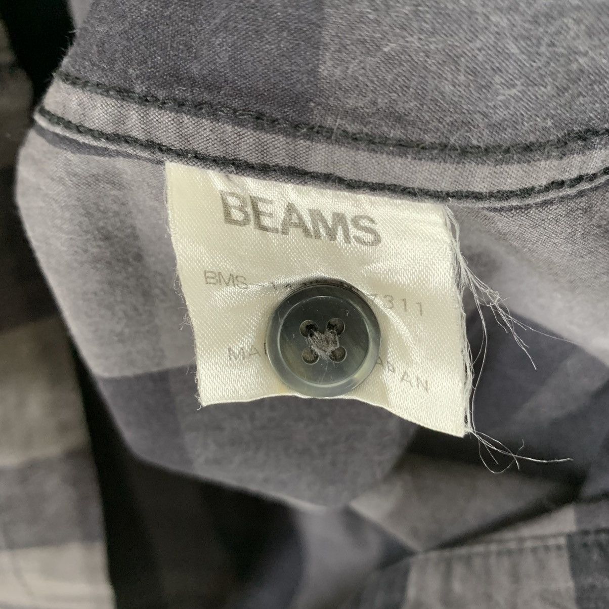 Beams Plus × Designer × Vintage Vintage Beams Checkered Flannel Jacket Size US L / EU 52-54 / 3 - 10 Thumbnail