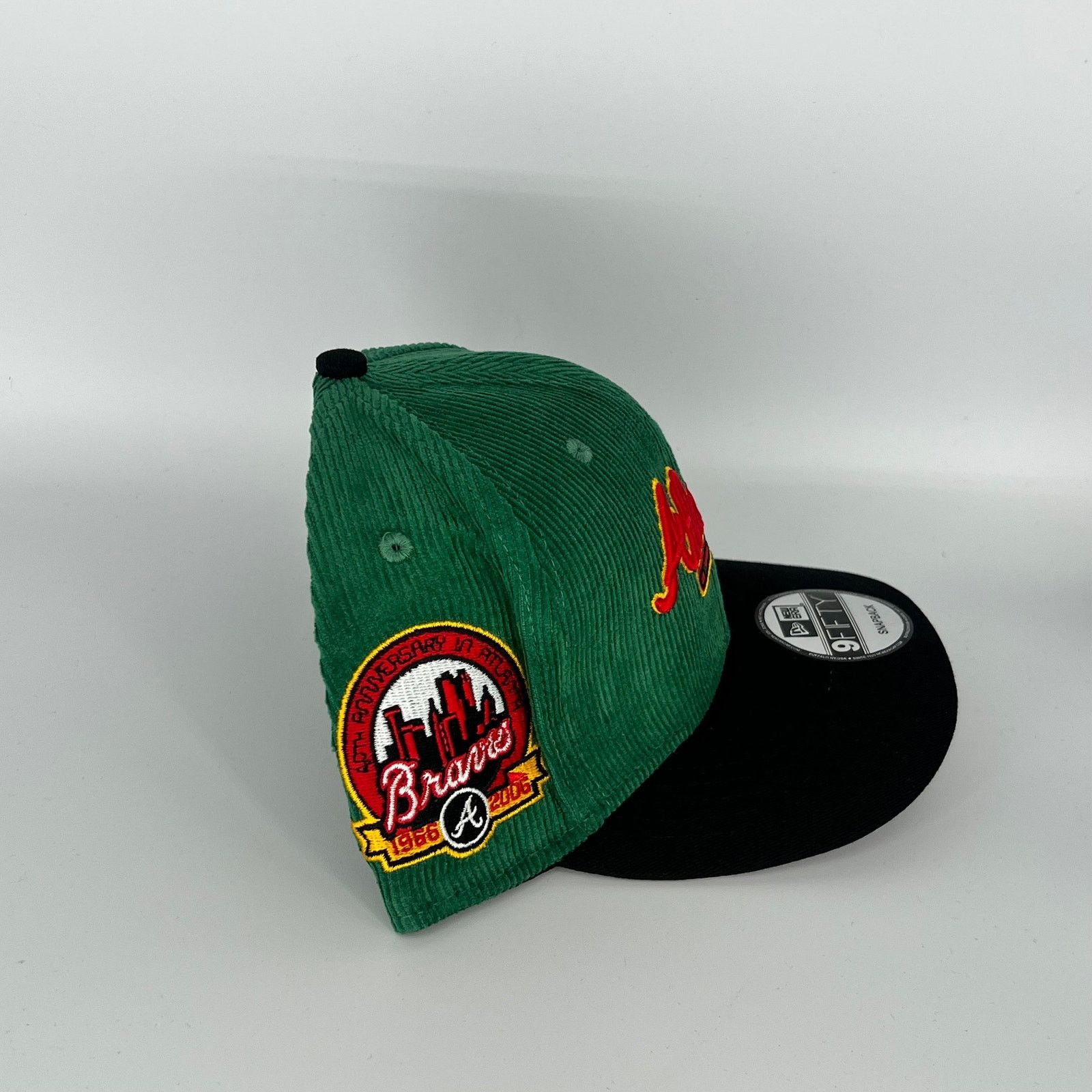 New Era Green Black Atlanta Braves 40th Anniversary Atlanta New Era Size ONE SIZE - 3 Thumbnail