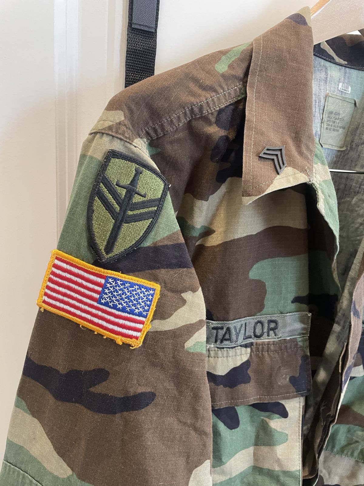 Designer Vintage U.S. Army Woodland Camo BDU Jacket – Golden MFG Co. Size ONE SIZE - 4 Thumbnail