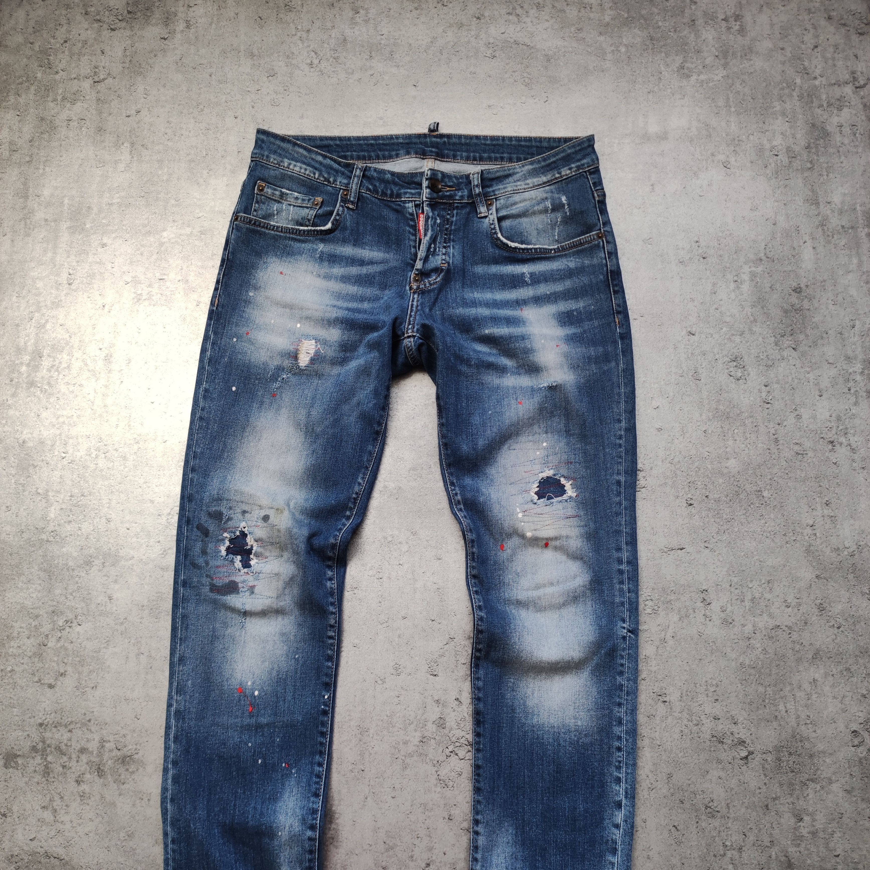 Dsquared2 DSQ2 Dsquared2 Denim Your Best Fantasy Distressed Jeans Size US 34 / EU 50 - 2 Thumbnail