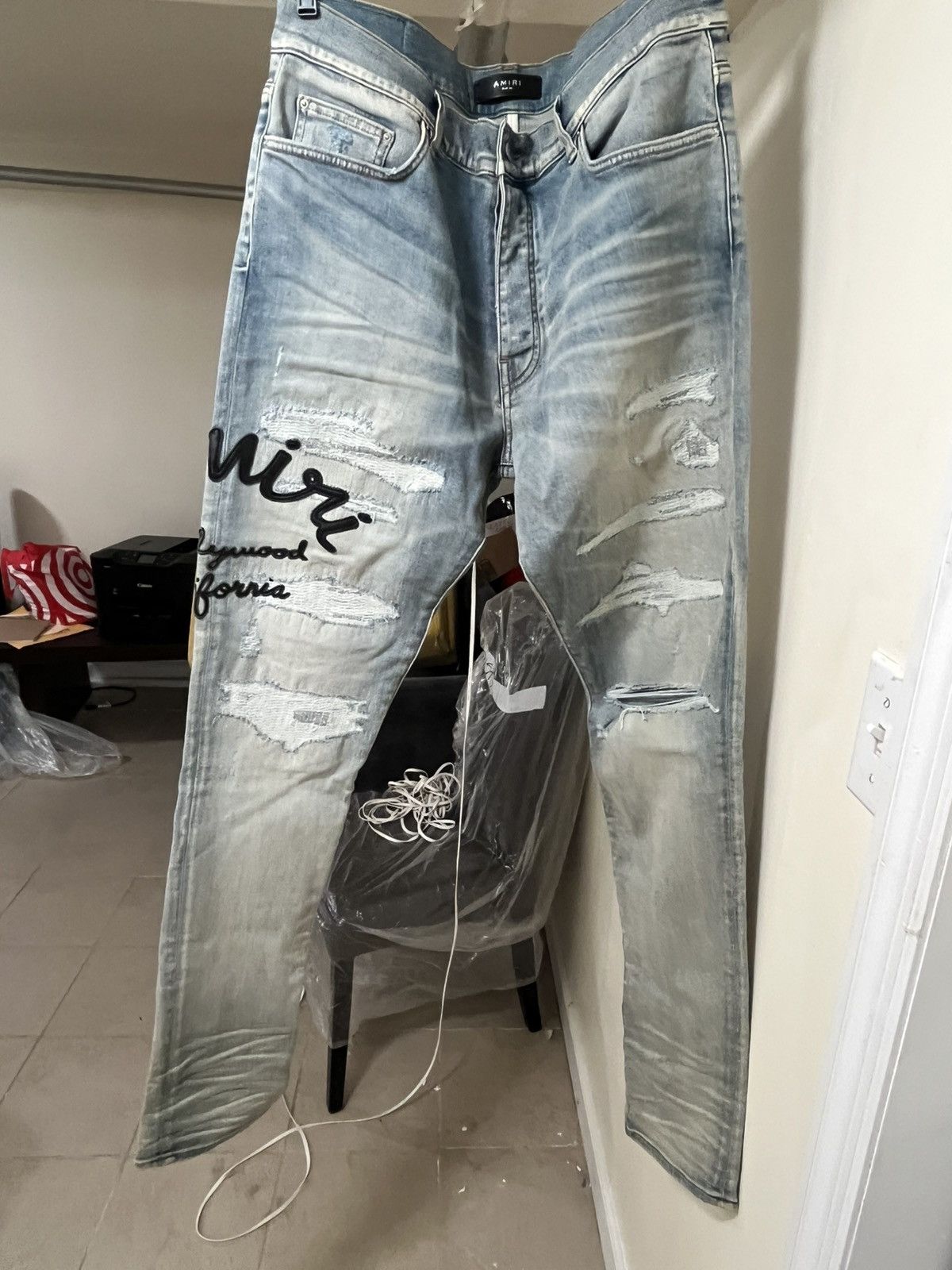 Amiri Amiri Hollywood Thrasher Jean Sz 36 Size US 36 / EU 52 - 13 Thumbnail