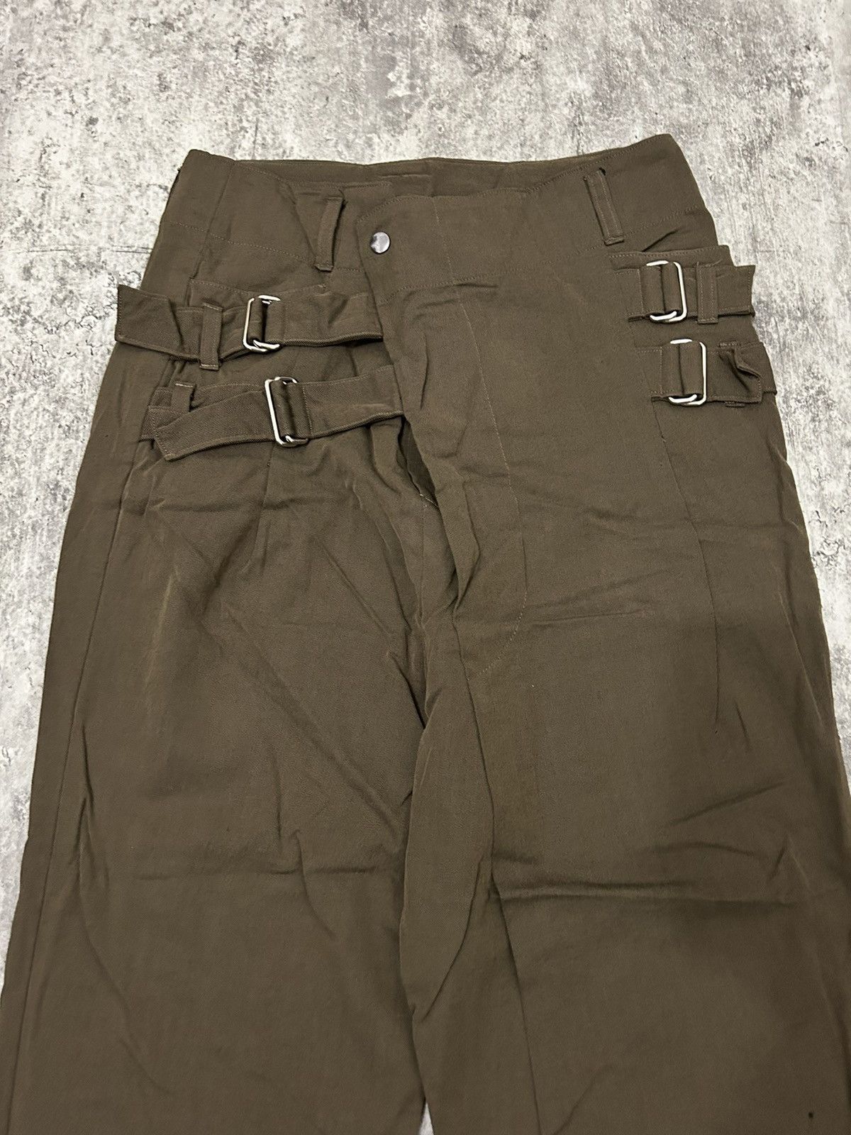 Seditionaries Japanese Brand GGD Wool Double Buckle Three Quarter Pants Size US 31 - 4 Thumbnail