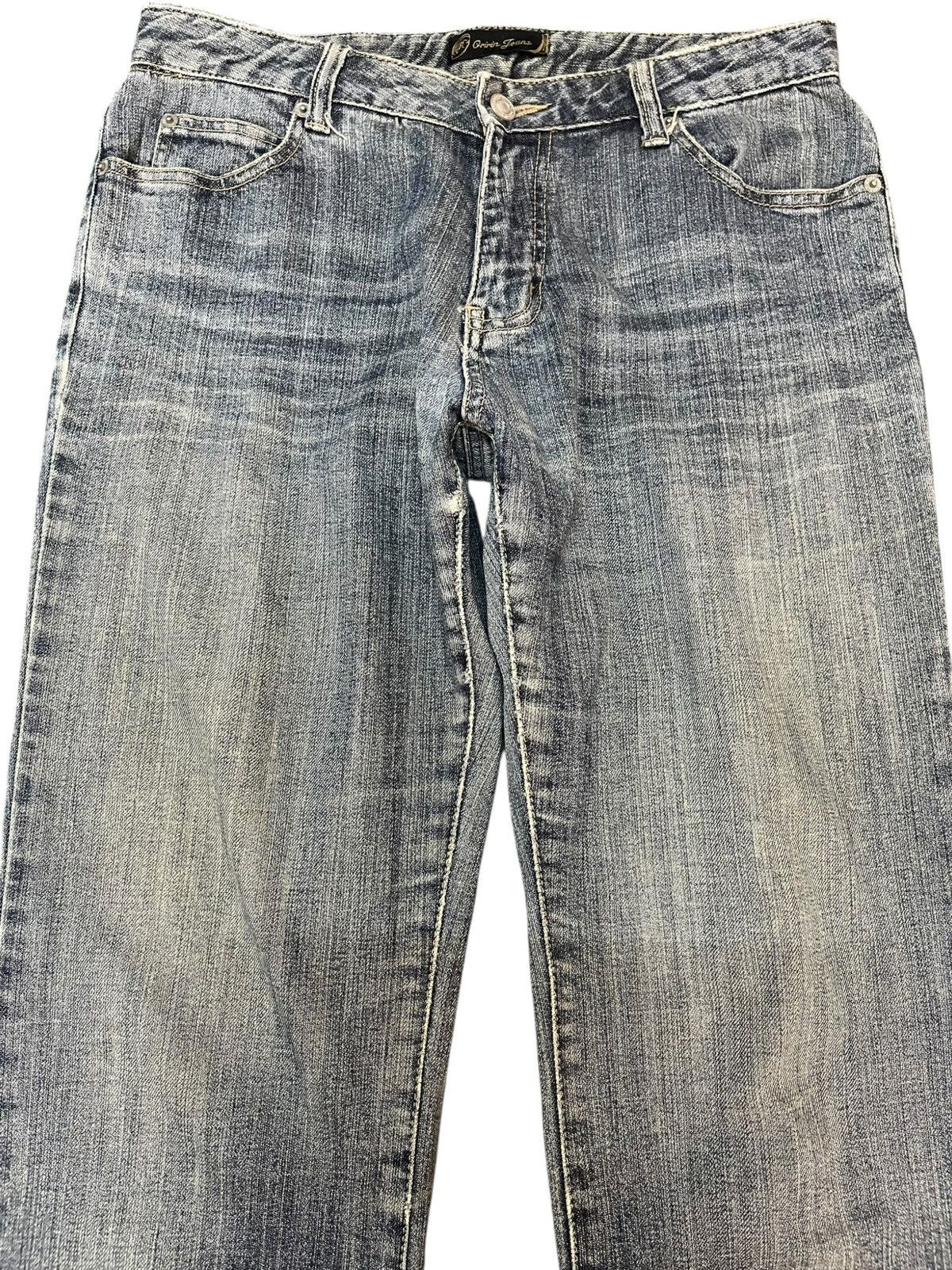 Japanese Brand Vintage Oririn Flare Bootcut Faded Denim Size US 30 / EU 46 - 2 Thumbnail