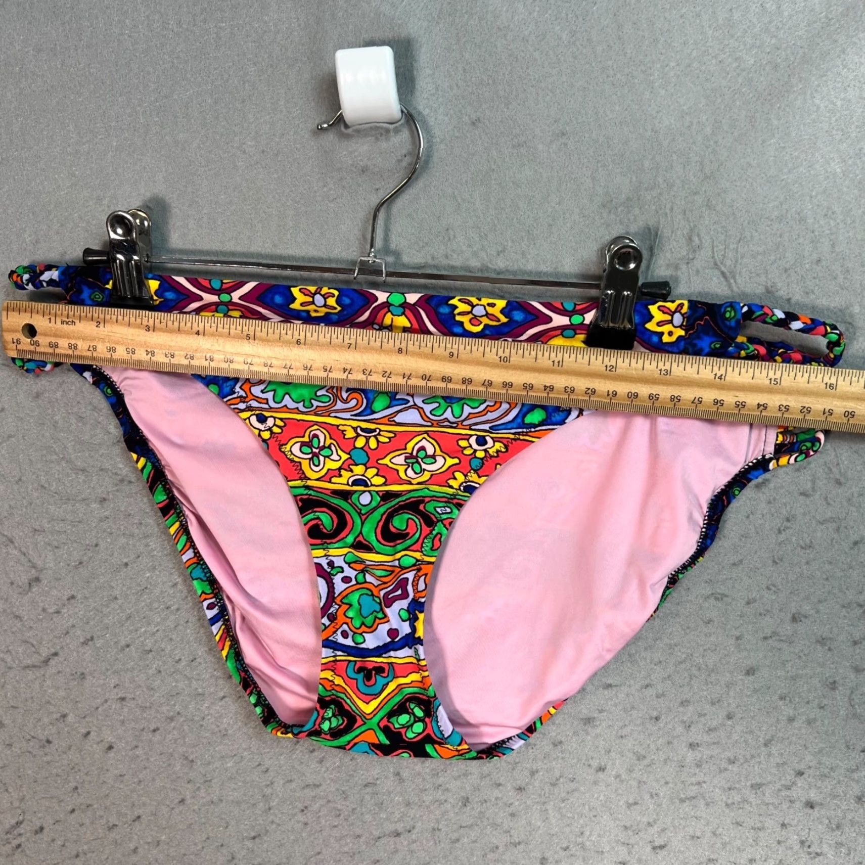 Nanette Lepore Nanette Lepore Bikini Bottoms Womens L Multicolor Hipster New! Size 36" / US 14 / IT 50 - 5 Thumbnail