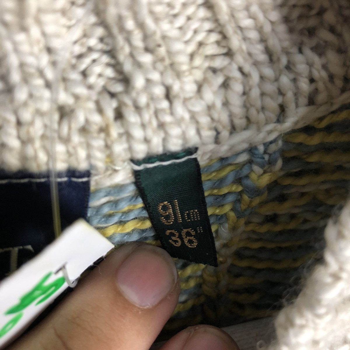 Homespun Knitwear Us Sport Cream vintage art sweatshirt Knitwear #A265 Size US S / EU 44-46 / 1 - 11 Thumbnail