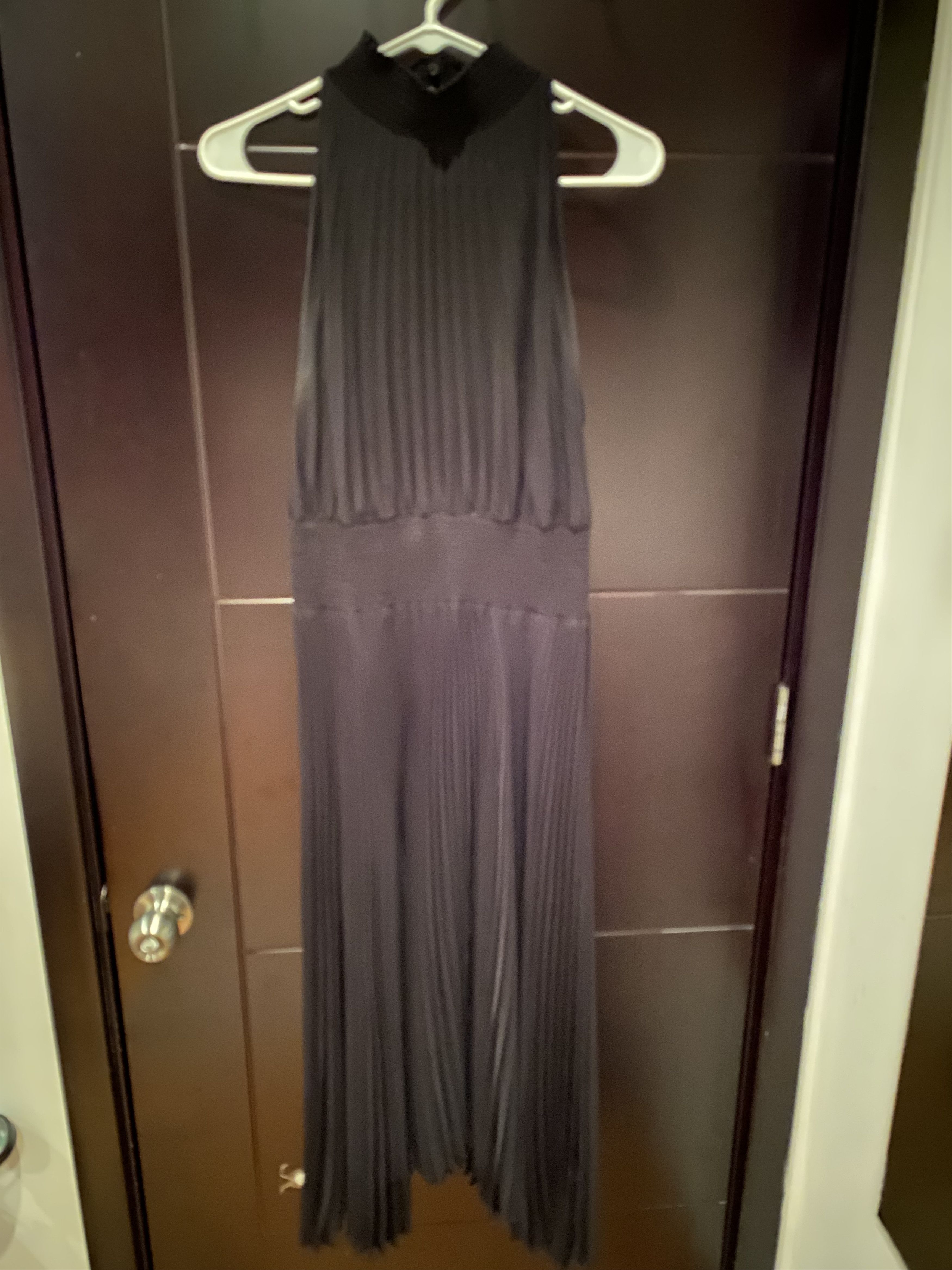 A.L.C. Renzo Matte Pleated Dress Size XL / US 12-14 / IT 48-50 - 2 Thumbnail