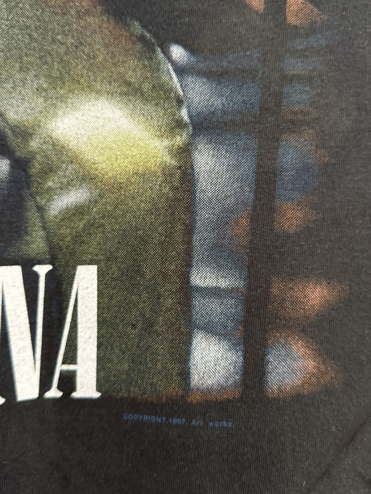 Band Tees Vintage 90s Nirvana Kurt Cobain Grunge Art Works Faded Tee Size US L / EU 52-54 / 3 - 6 Thumbnail