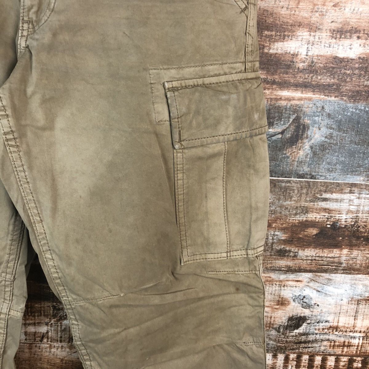 DLL Uniqlo utility Brown Cargo Multipocket Pants #C218