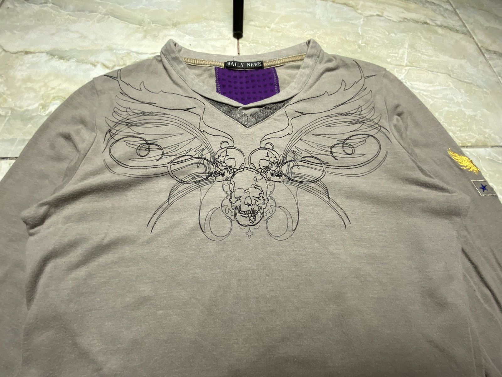 Japanese Brand Japanese grunge skulls longsleeve Size S / US 4 / IT 40 - 7 Thumbnail