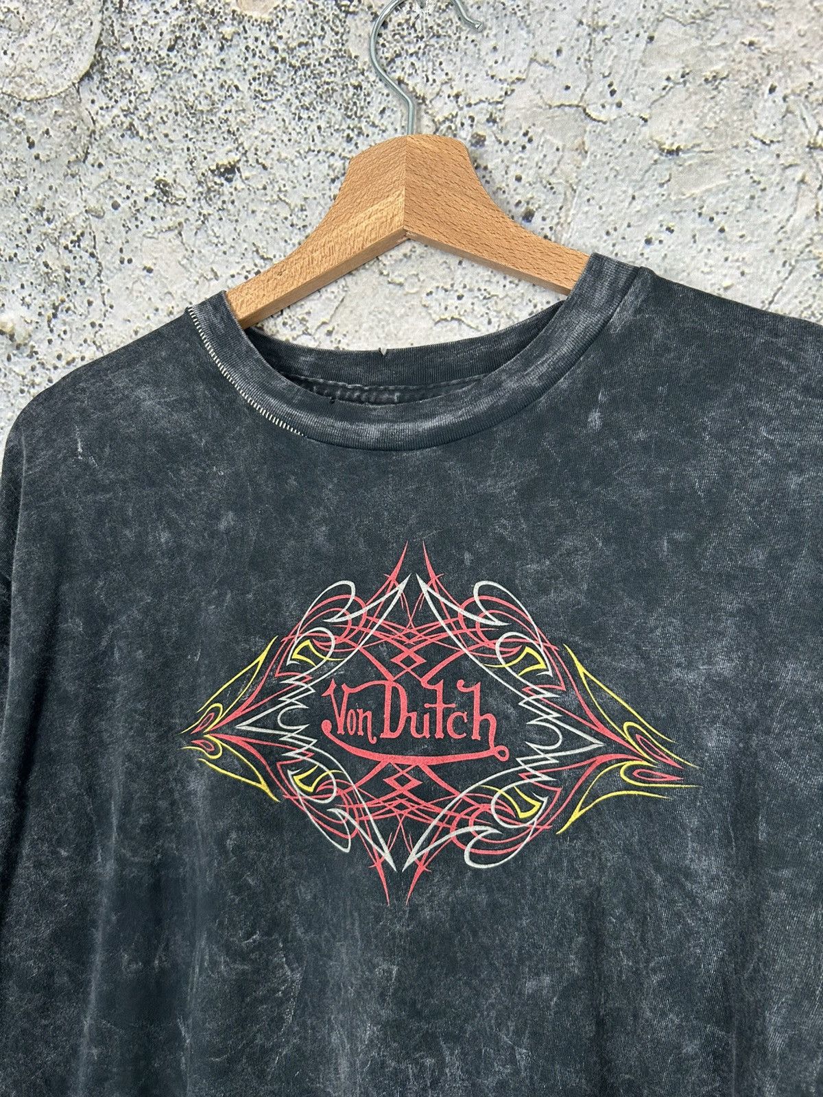 Von Dutch Vintage Von Dutch Made in USA Graphic Tee Tie Dye Streetwear Size US XL / EU 56 / 4 - 3 Thumbnail