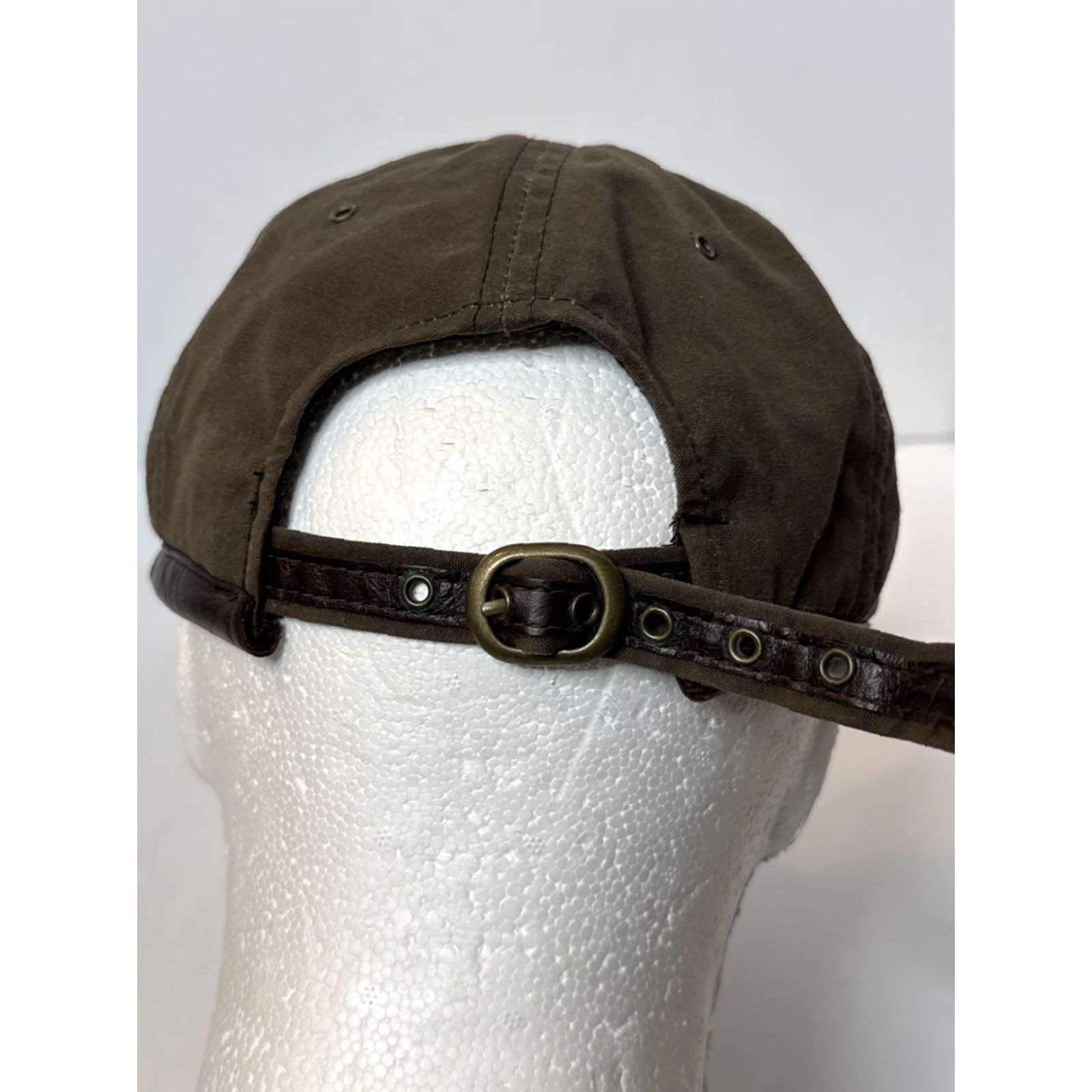 Vintage Dorfman Pacific Co. Brown Waxed Canvas Cap Hat Mens Adjustable Size ONE SIZE - 7 Thumbnail