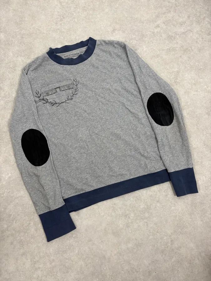 Balenciaga FW2011 Balenciaga Grey Crewneck Sweater Size US S / EU 44-46 / 1 - 4 Thumbnail