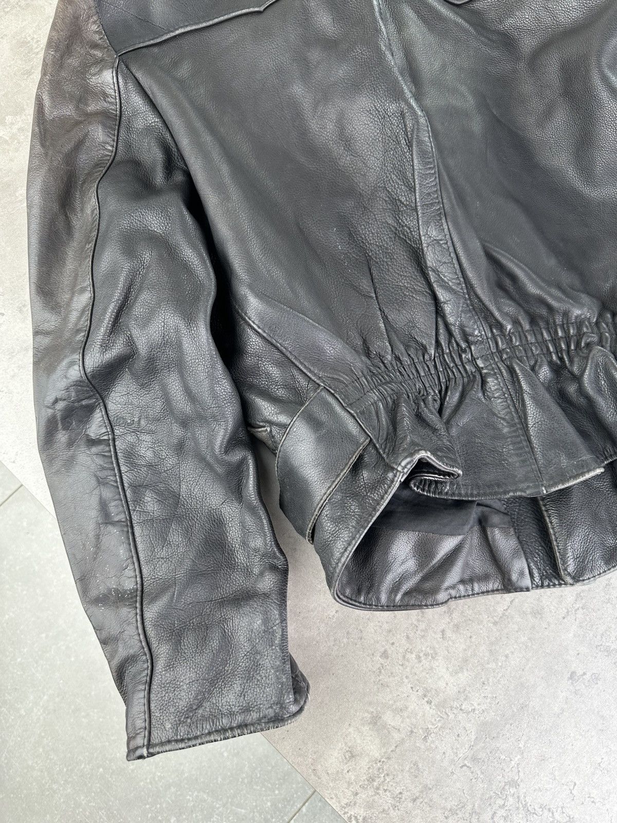 Japanese Brand Vintage Leather Jacket Size L / US 10 / IT 46 - 11 Thumbnail