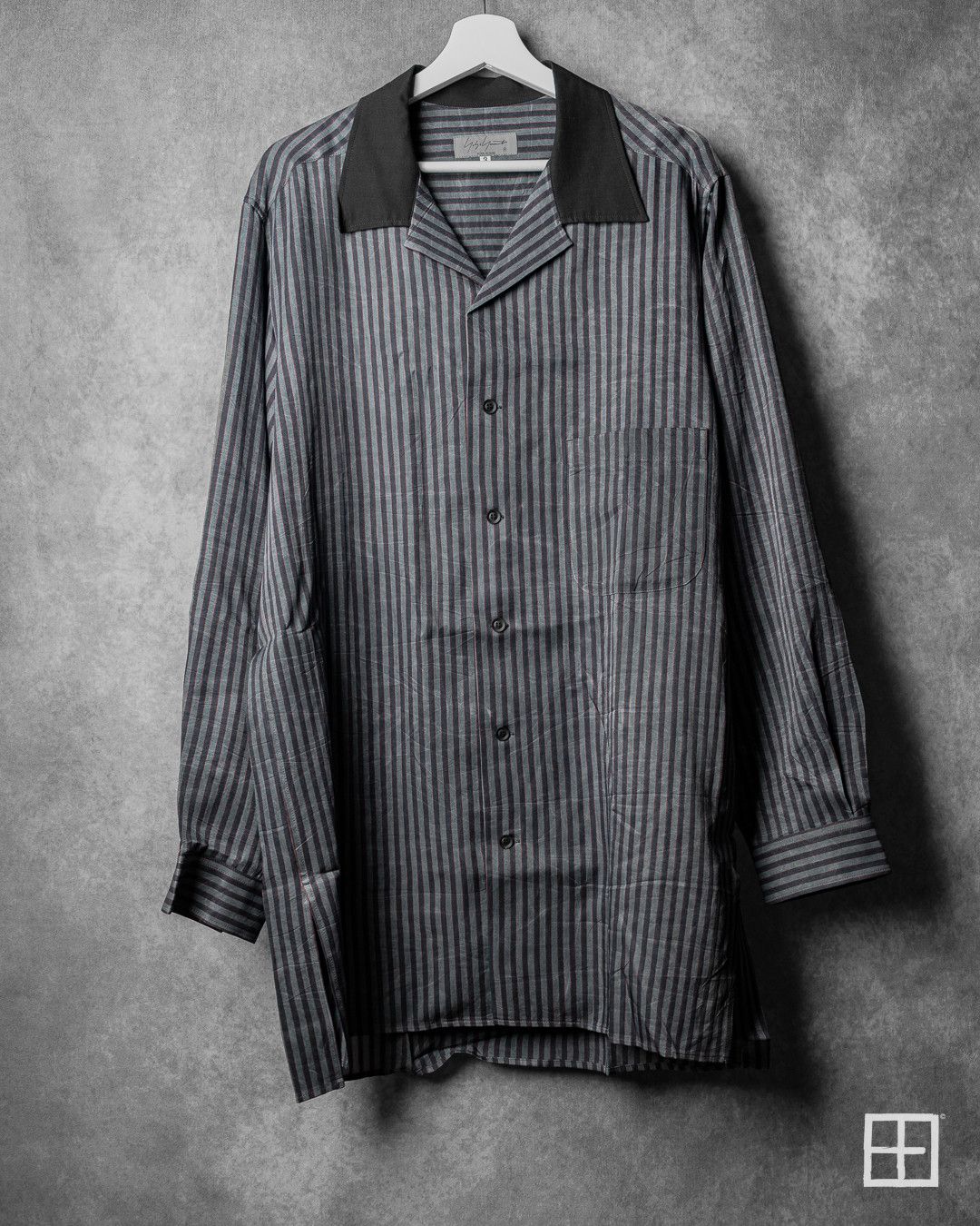 Yohji Yamamoto Yohji Yamamoto Pour Homme AW24 Runway Striped Shirt 3 Size US L / EU 52-54 / 3 - 1 Thumbnail