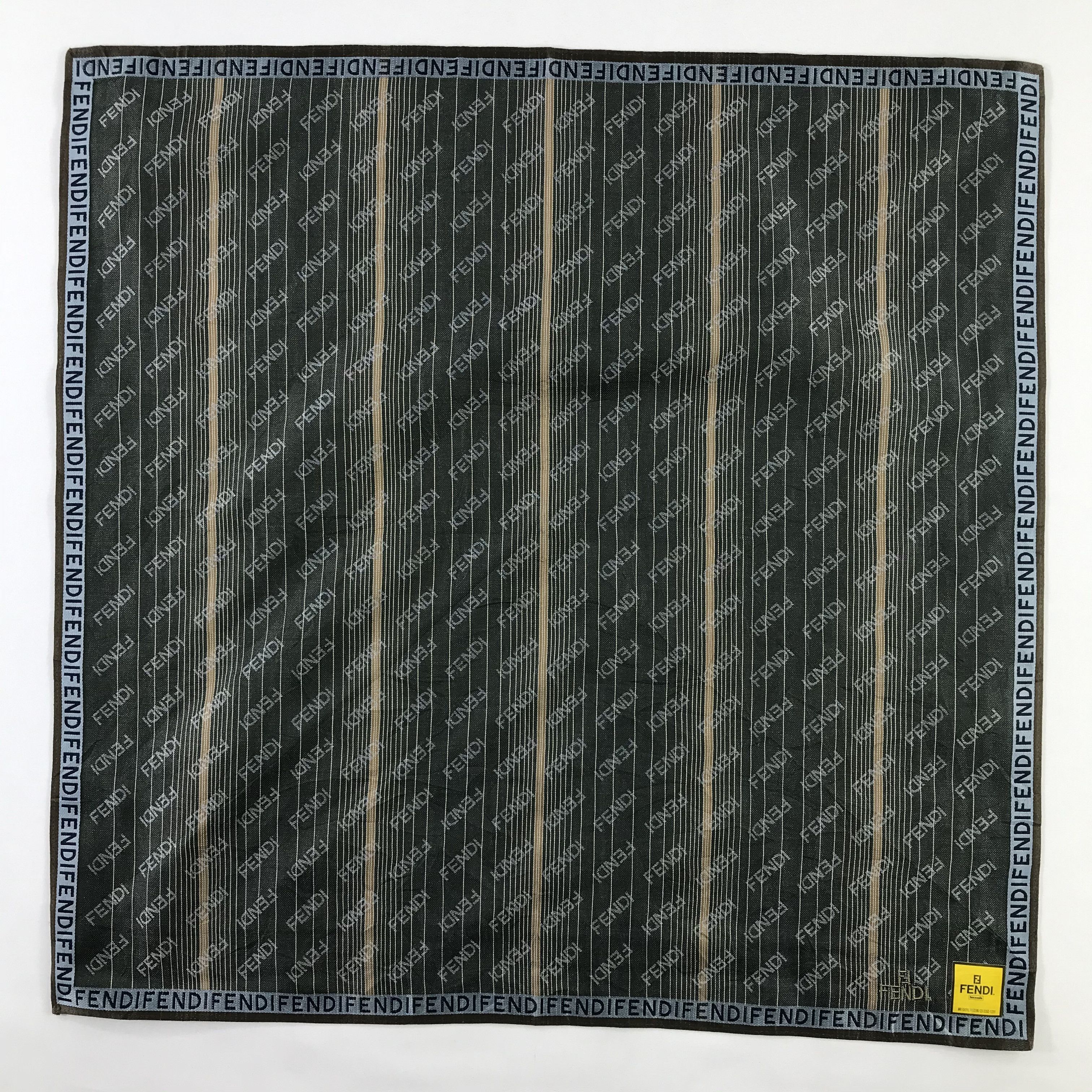 Vintage Vintage Fendi Bandana / Handkerchief / Neckerchief - S477 Size ONE SIZE - 1 Thumbnail
