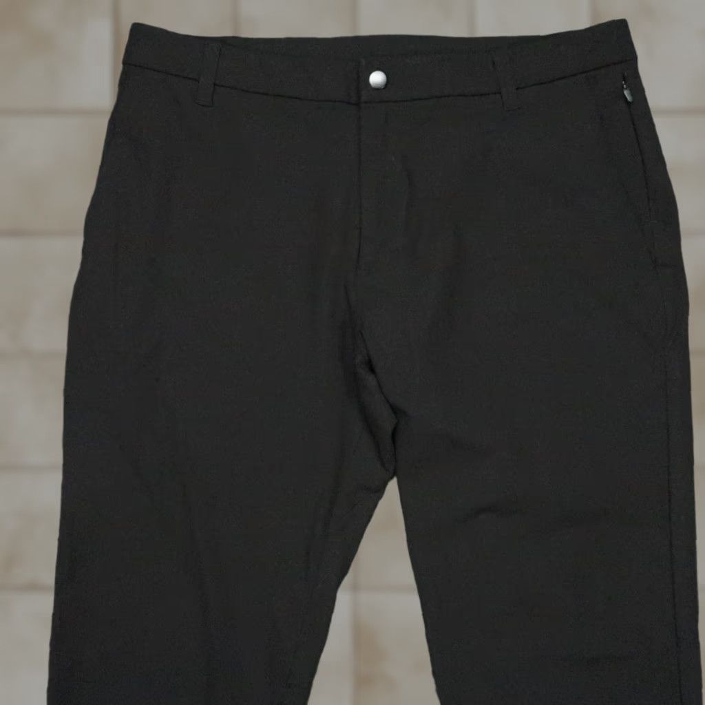 Lululemon Lululemon Commission Pants Men 36x31 Black Classic 5-Pocket Chino Trousers Warpstreme Regular Fit Front Flat Back Size US 36 / EU 52 - 1 Thumbnail