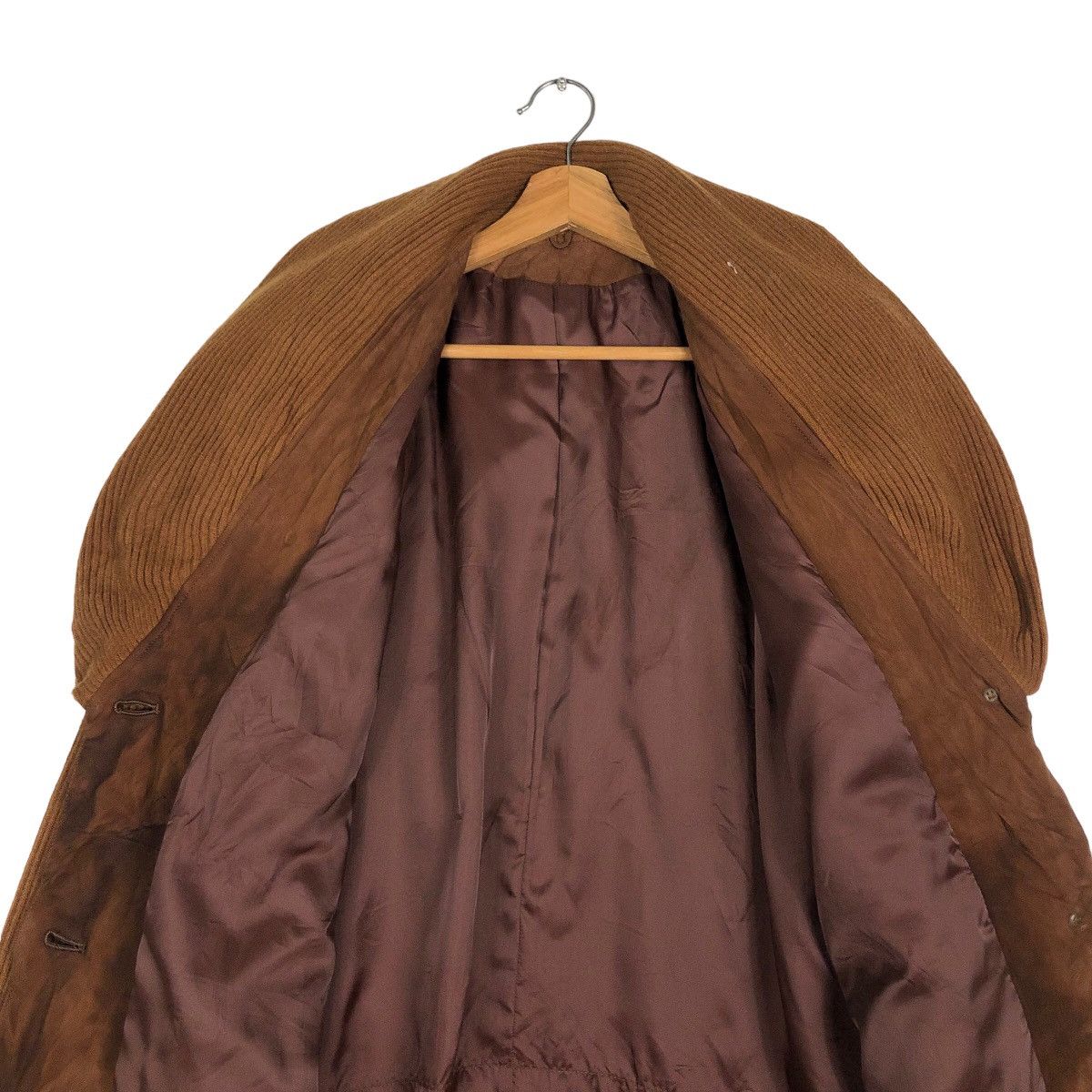 Issey Miyake 🔥Vintage Suede Leather Jacket Double Breast Japan Made Size US M / EU 48-50 / 2 - 14 Thumbnail