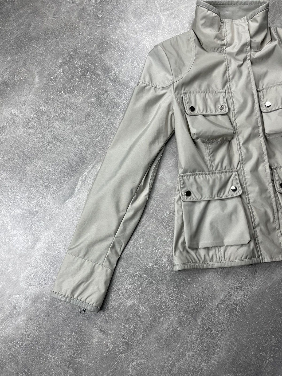 Belstaff Belstaff Gold Label Women’s Field Jacket Silver Gray Size S / US 4 / IT 40 - 3 Thumbnail