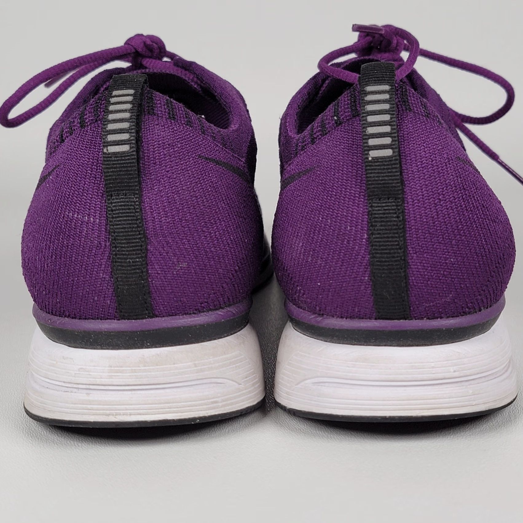 Nike VINTAGE Nike Flyknit Racer Trainer Night Purple AH8396-500 Mens Size 12 Rare Size ONE SIZE - 6 Thumbnail