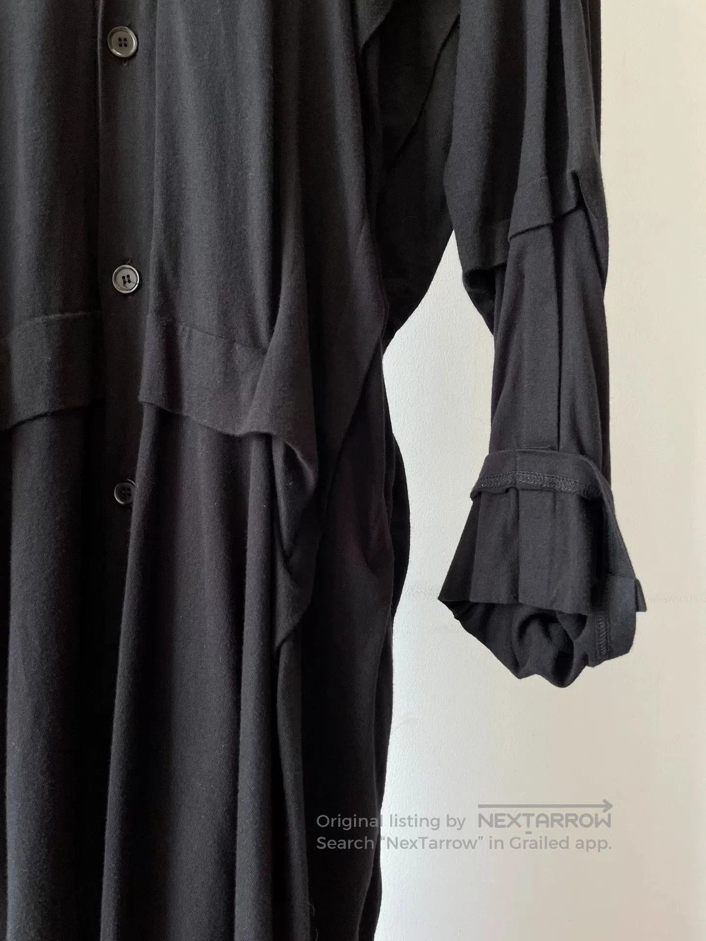 Limi Feu Limi Feu Black Long Cardigan Dress. Size S / US 4 / IT 40 - 4 Thumbnail