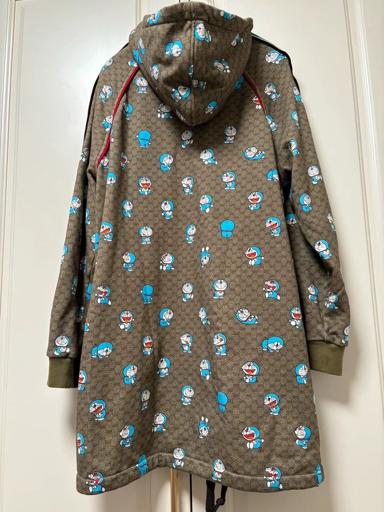 Gucci GucciCo-branded Doraemon cartoon full print short hooded lo Size XS / US 0-2 / IT 36-38 - 3 Thumbnail