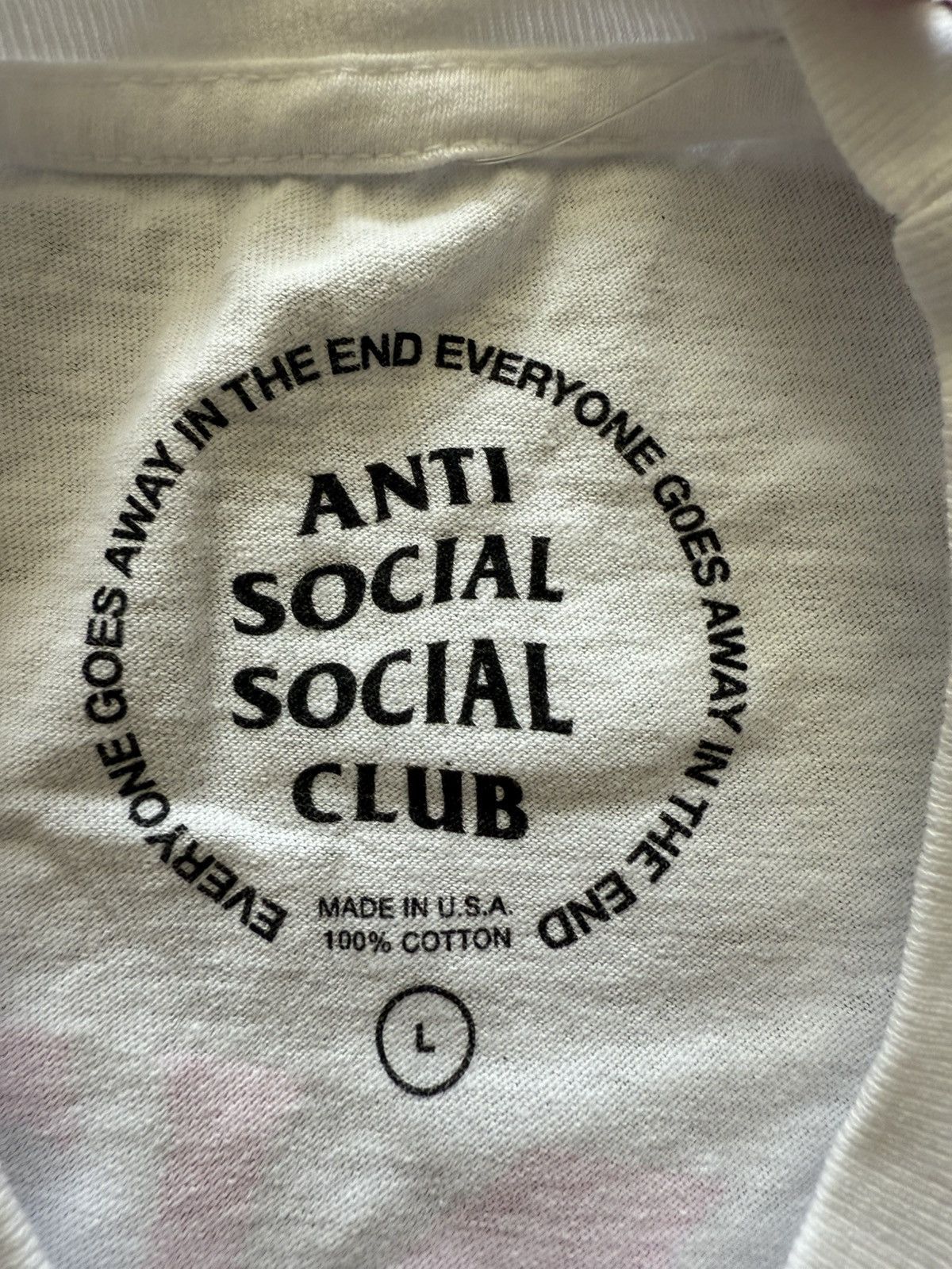 Anti Social Social Club × Fragment Design Anti Social Social Club x Fragment White Pink Logo Tee L Size US L / EU 52-54 / 3 - 3 Thumbnail