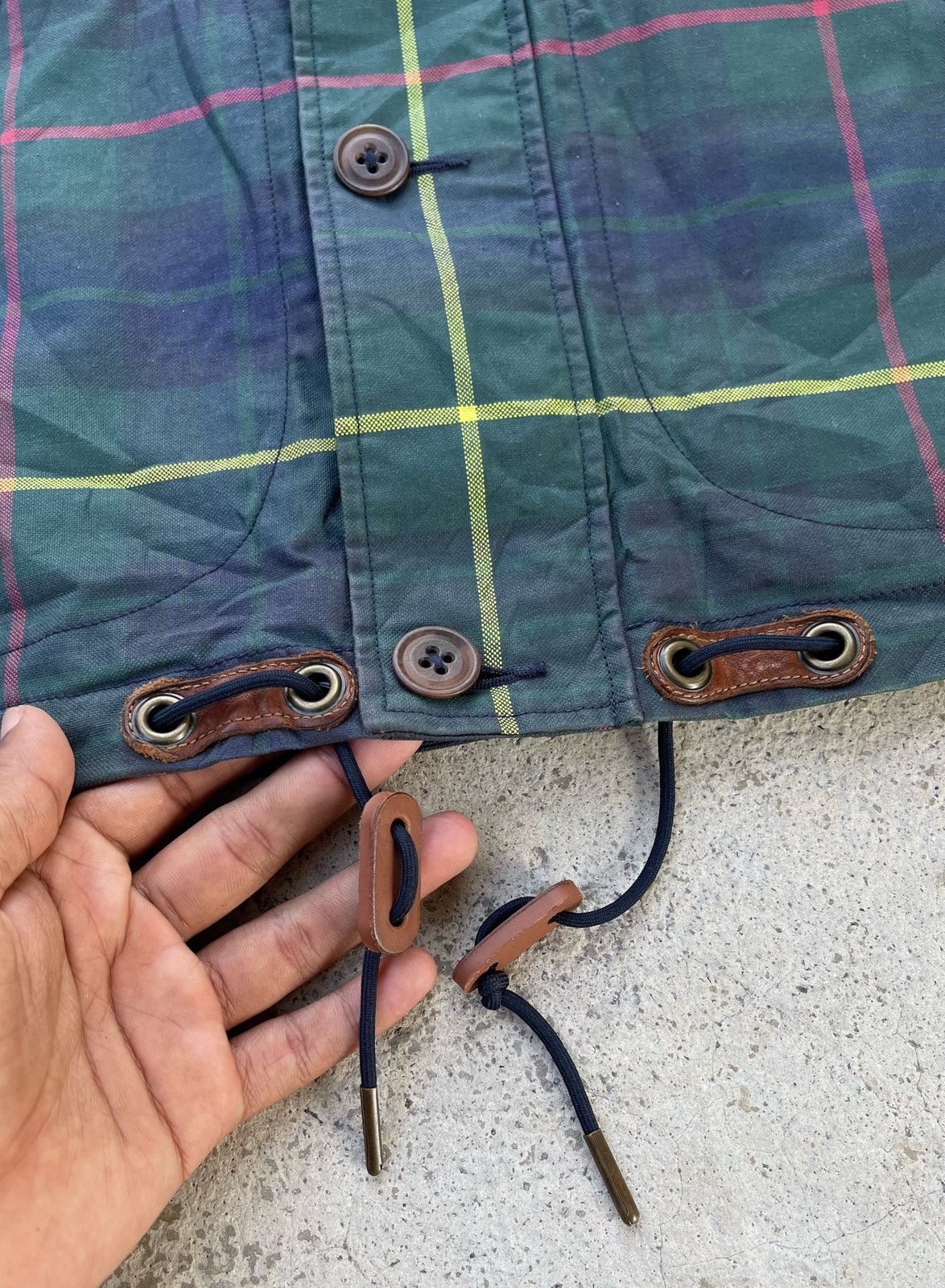Polo Ralph Lauren 🔥POLO RALPH LAUREN TRIM LEATHER FLANNEL JACKET WITH HOODIE Size US L / EU 52-54 / 3 - 9 Thumbnail