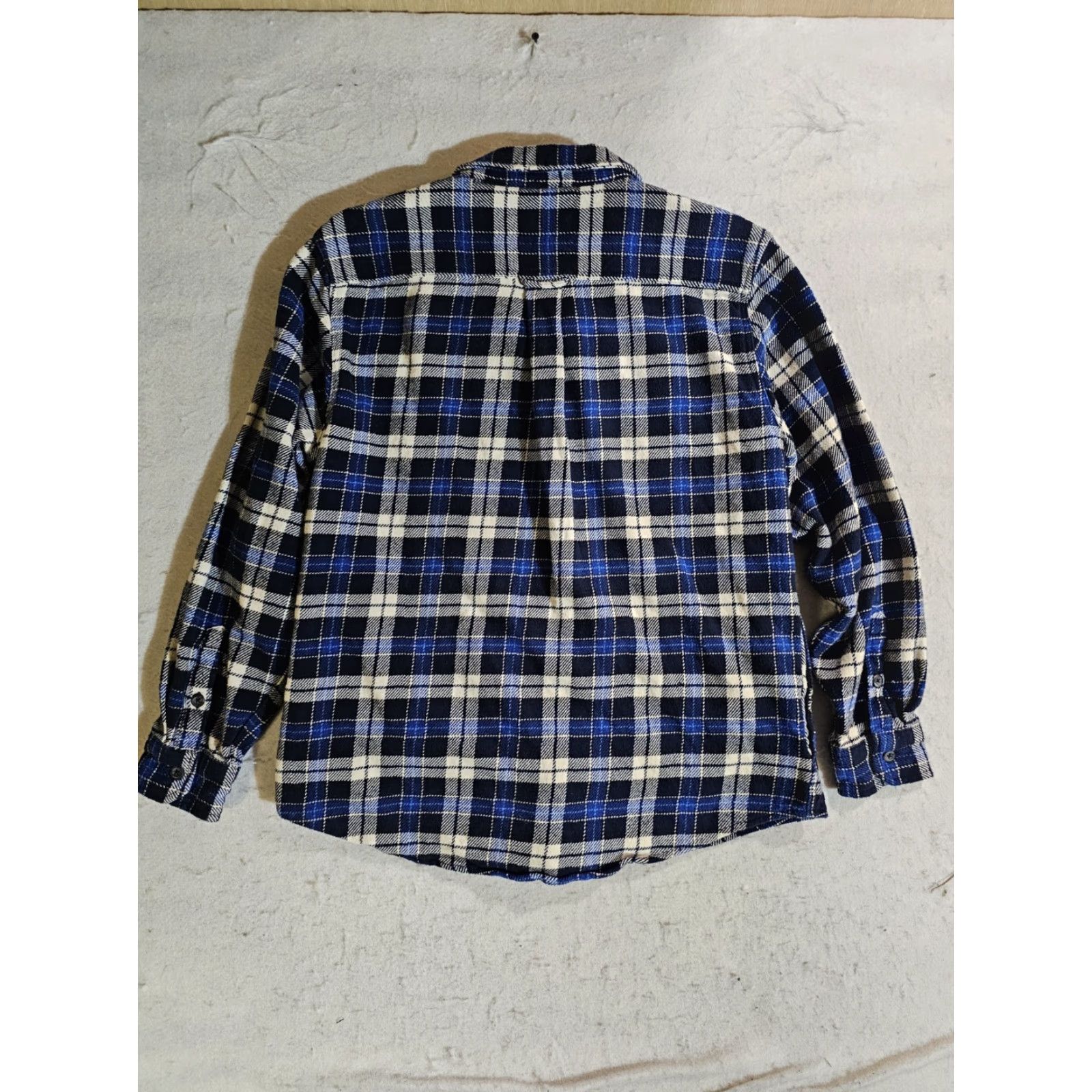 Orvis VINTAGE Orvis Shirt Jacket Heavy Flannel Plaid Button-Up Long Sleeve Pockets Mens Sz XL Size US XL / EU 56 / 4 - 7 Thumbnail