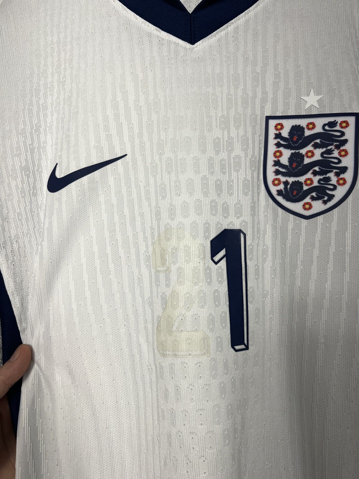 Nike Player Issue Nike England 2024 #21 Eze Jersey Kit Size US S / EU 44-46 / 1 - 5 Thumbnail
