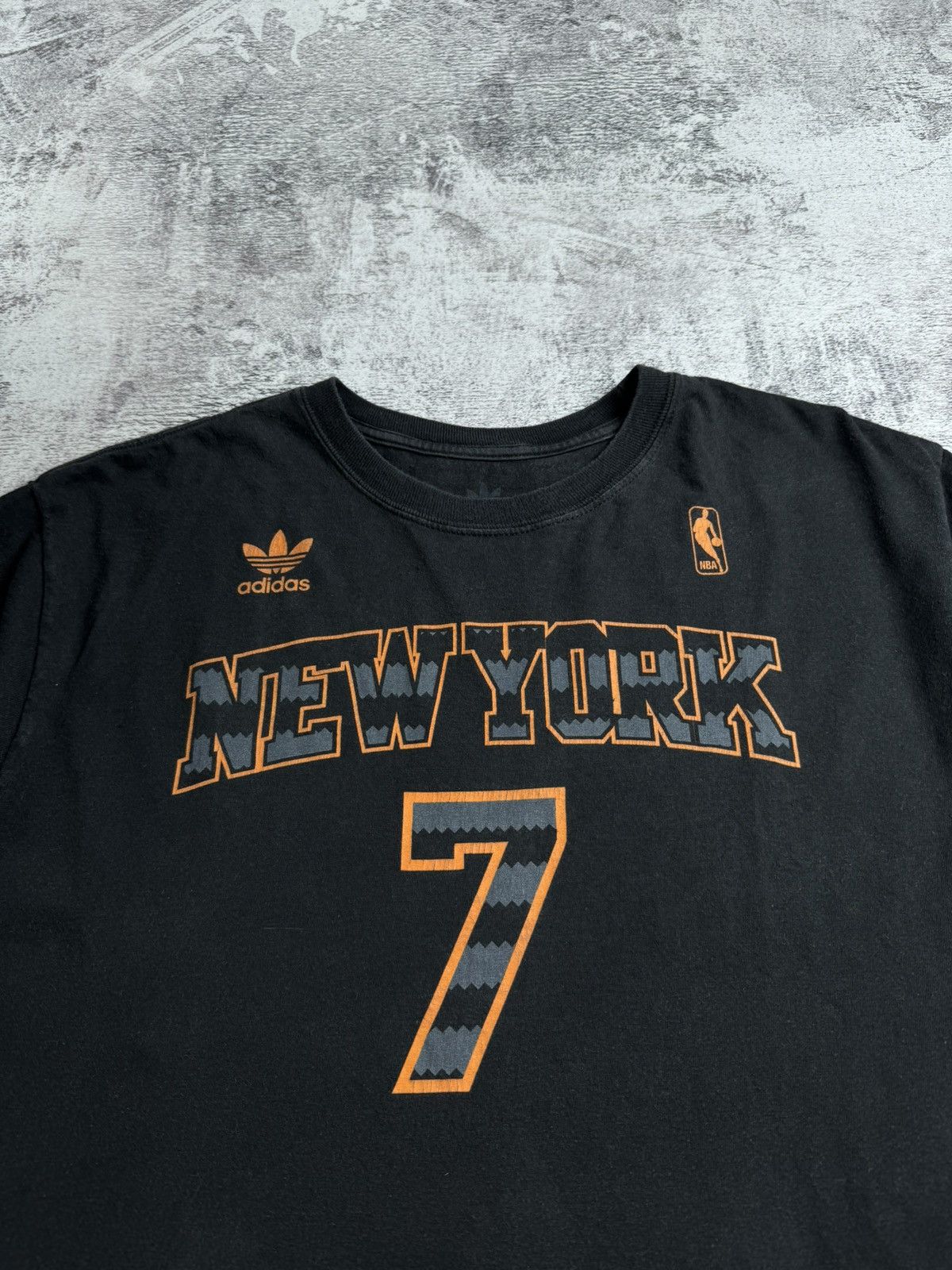 Adidas New York Knicks NBA Basketball #7 Carmelo Anthony Cotton Jersey T Shirt Top Size US XL / EU 56 / 4 - 7 Thumbnail