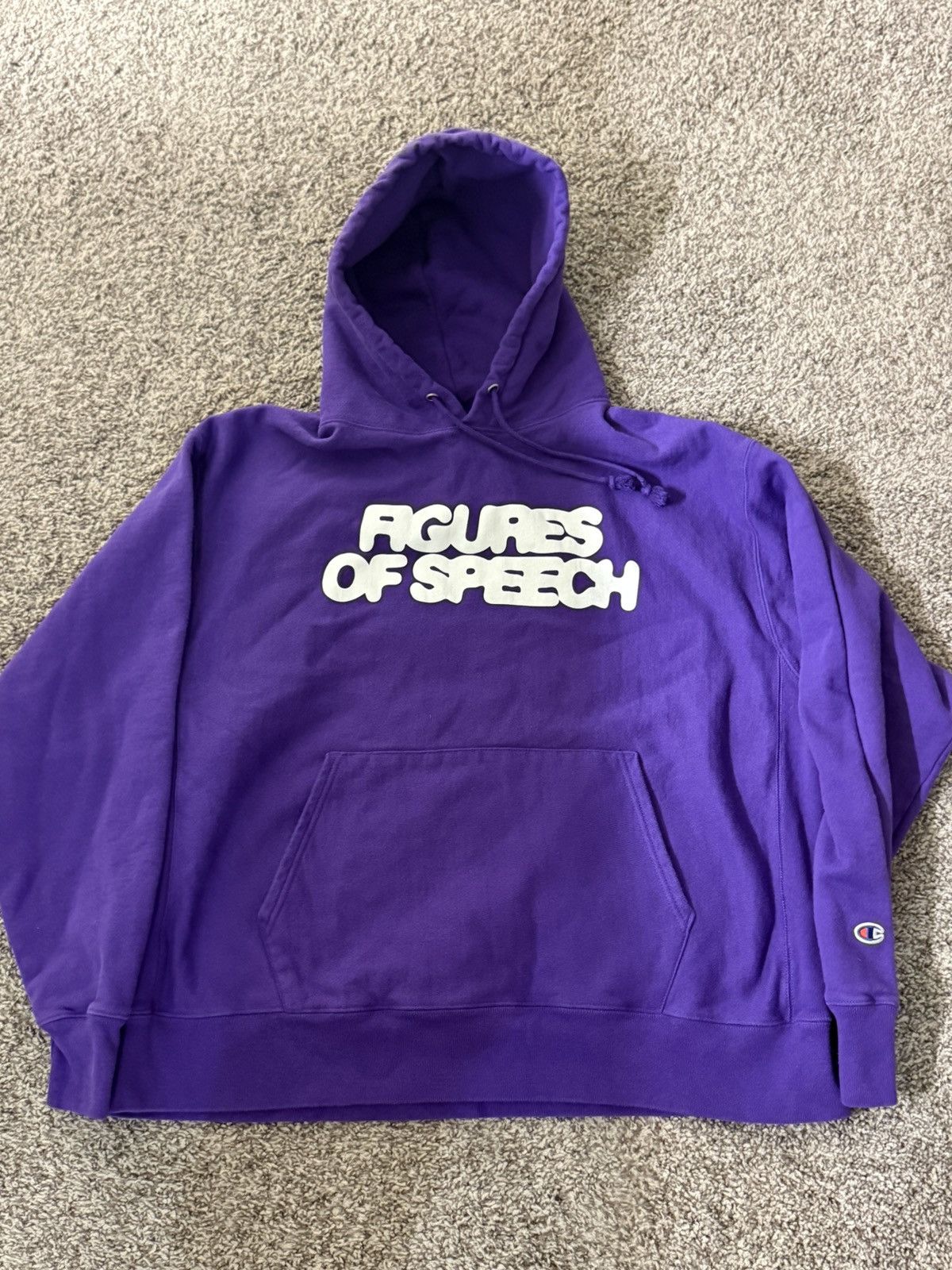 Off White Champion Virgil Abloh Figures of Speech Hoodie
