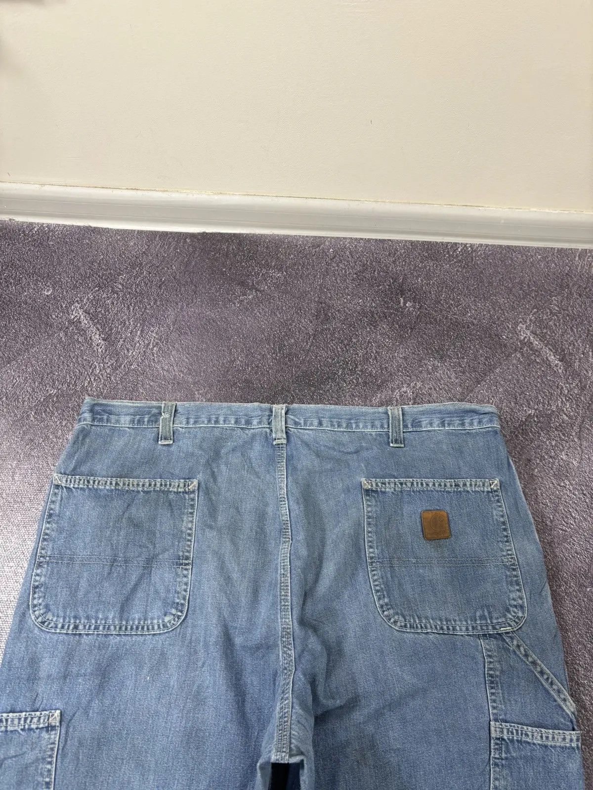 Carhartt × Vintage Vintage Carhartt Denim Dungaree Fit Blue Hype Baggy Jeans Size US 40 / EU 56 - 4 Thumbnail