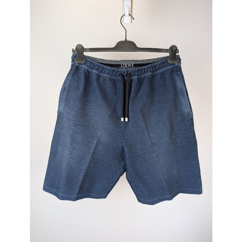 Loewe o1rshd1 Bermuda Shorts in Indigo Blue Size US 34 / EU 50 - 9 Thumbnail