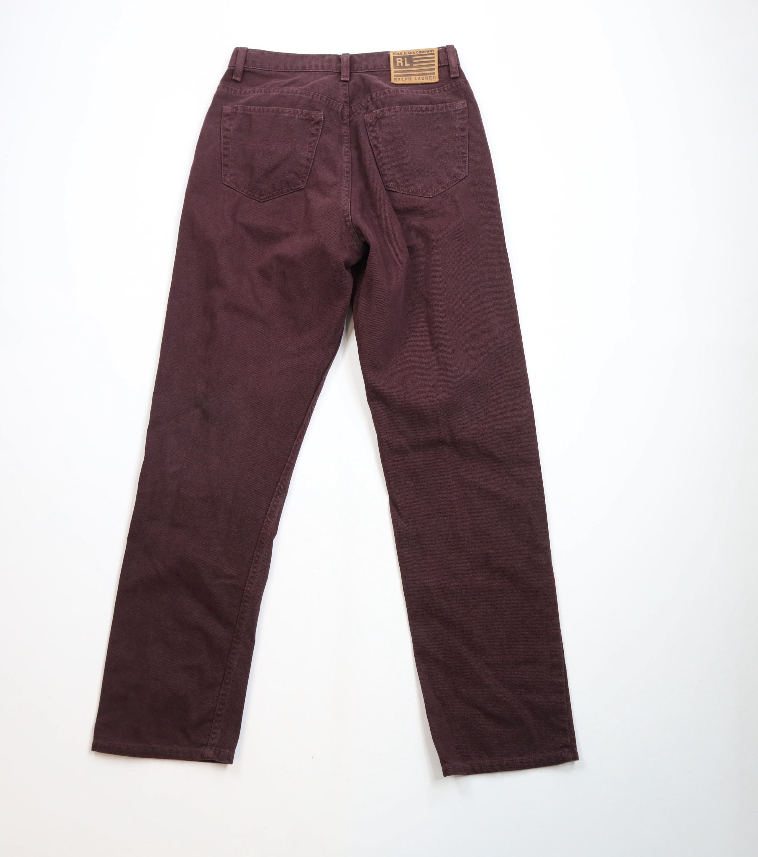 Ralph Lauren × Vintage Vintage 90s Ralph Lauren Relaxed Straight Leg Jeans Purple Size 32" / US 10 / IT 46 - 11 Thumbnail