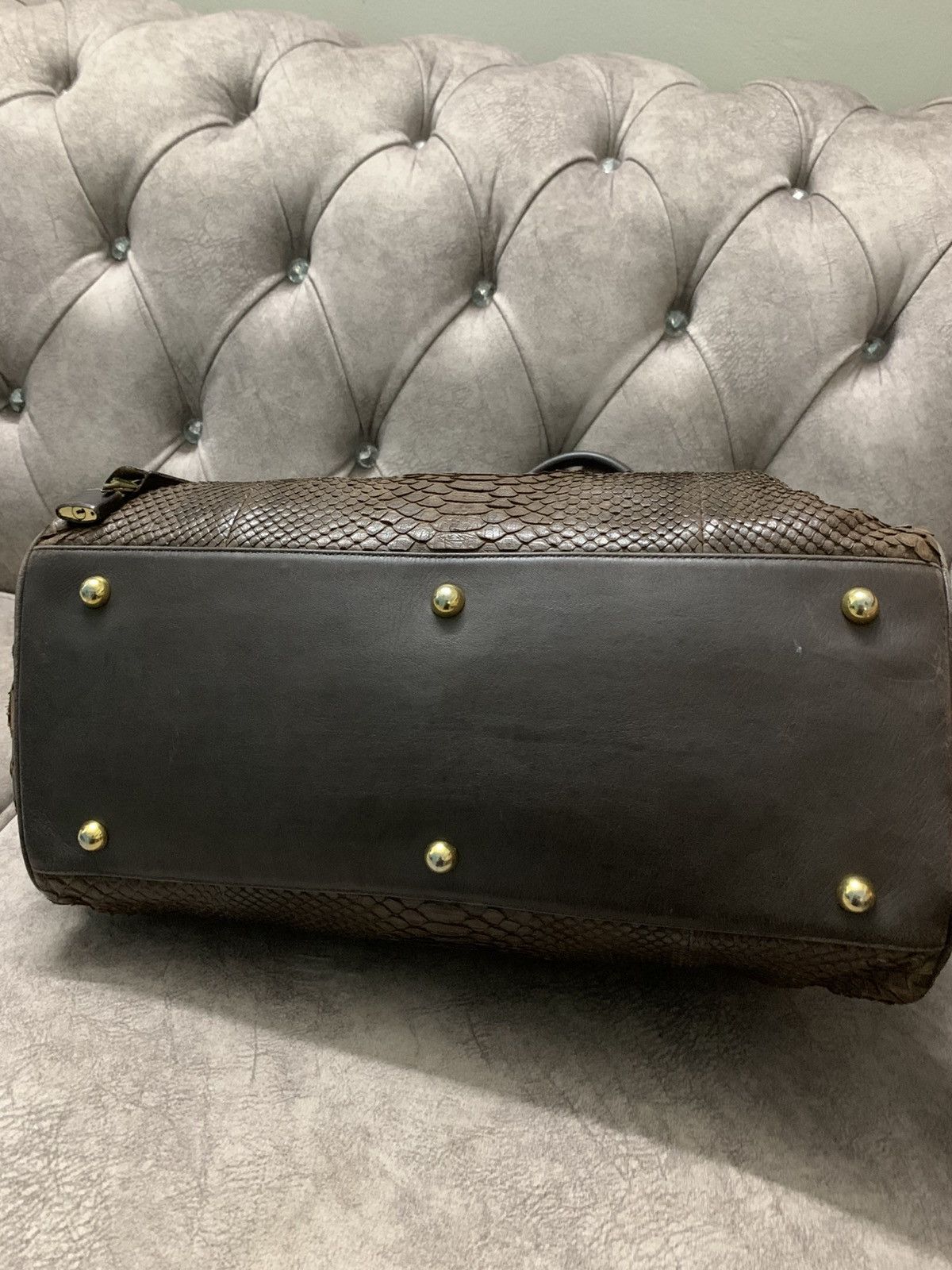 Vintage Belt Snake skin