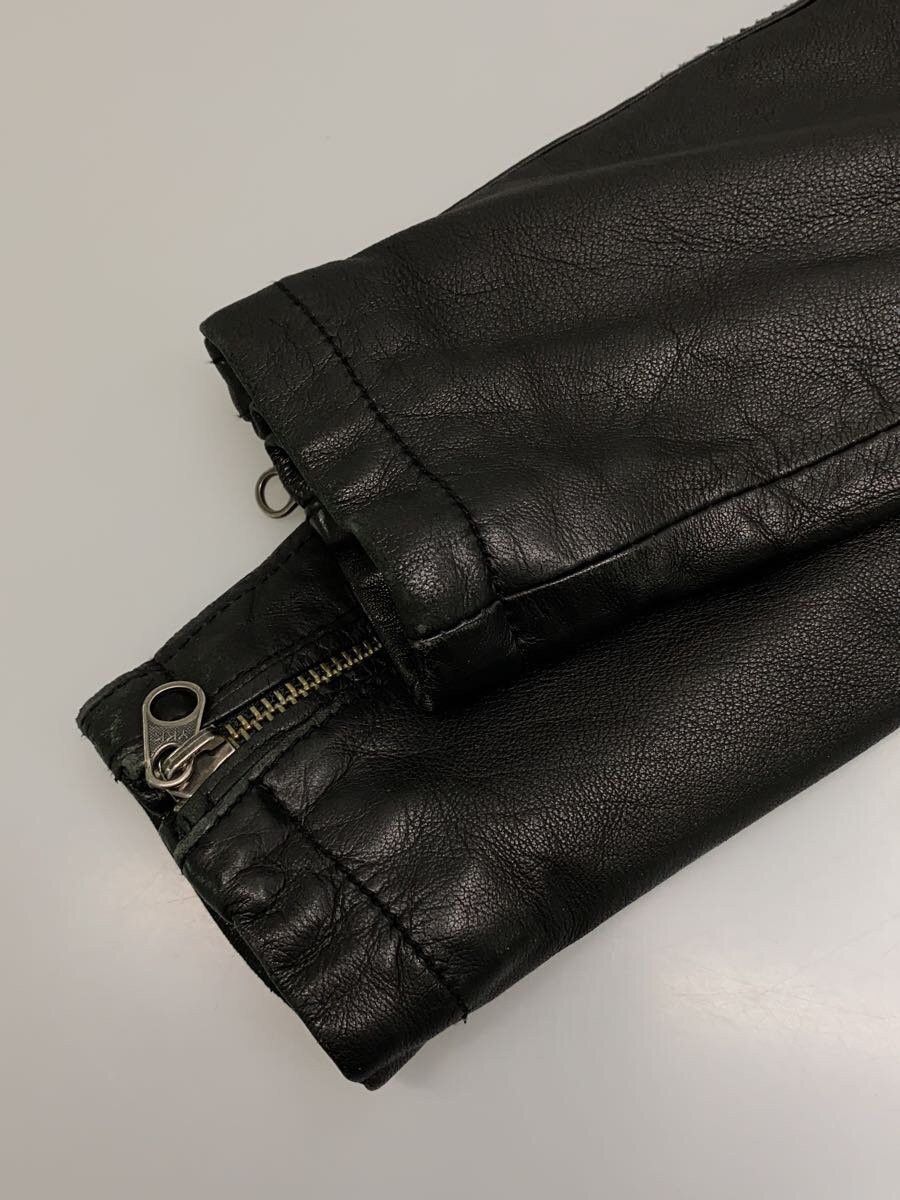 Avirex Avirex Plain Sheep Leather Single Rider Jacket Black Size US M / EU 48-50 / 2 - 5 Thumbnail