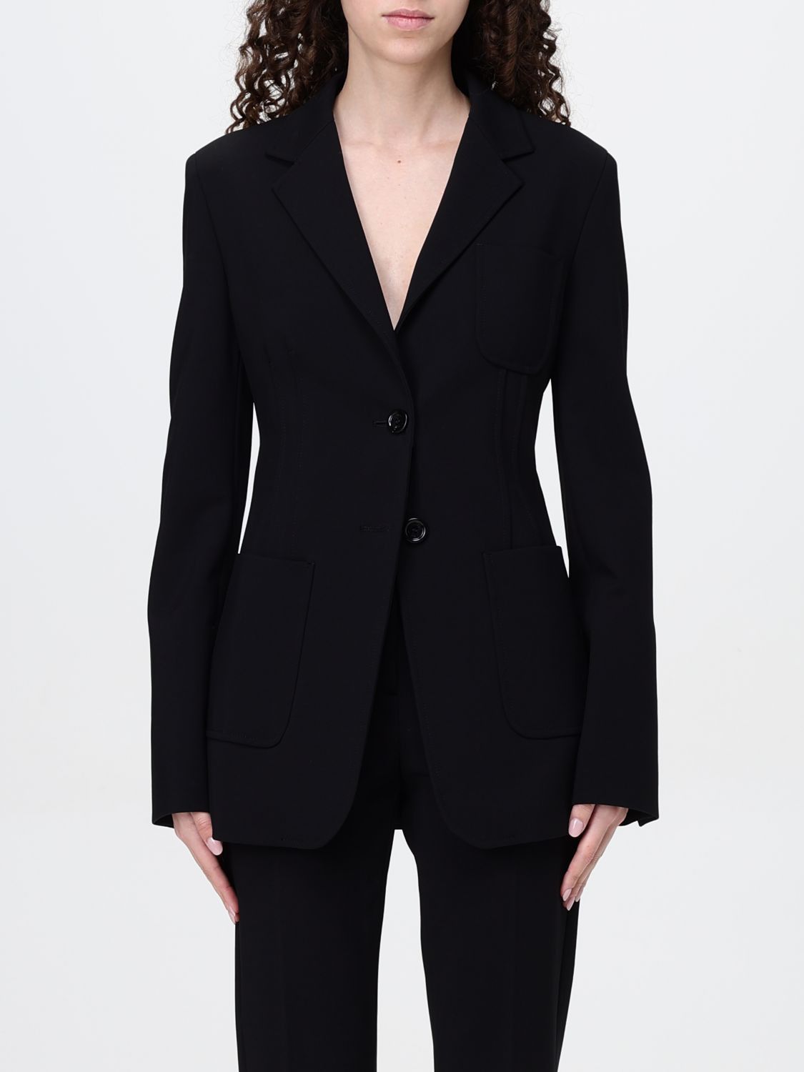 Max Mara Max Mara Jacket Woman Black Size M / US 6-8 / IT 42-44 - 1 Thumbnail