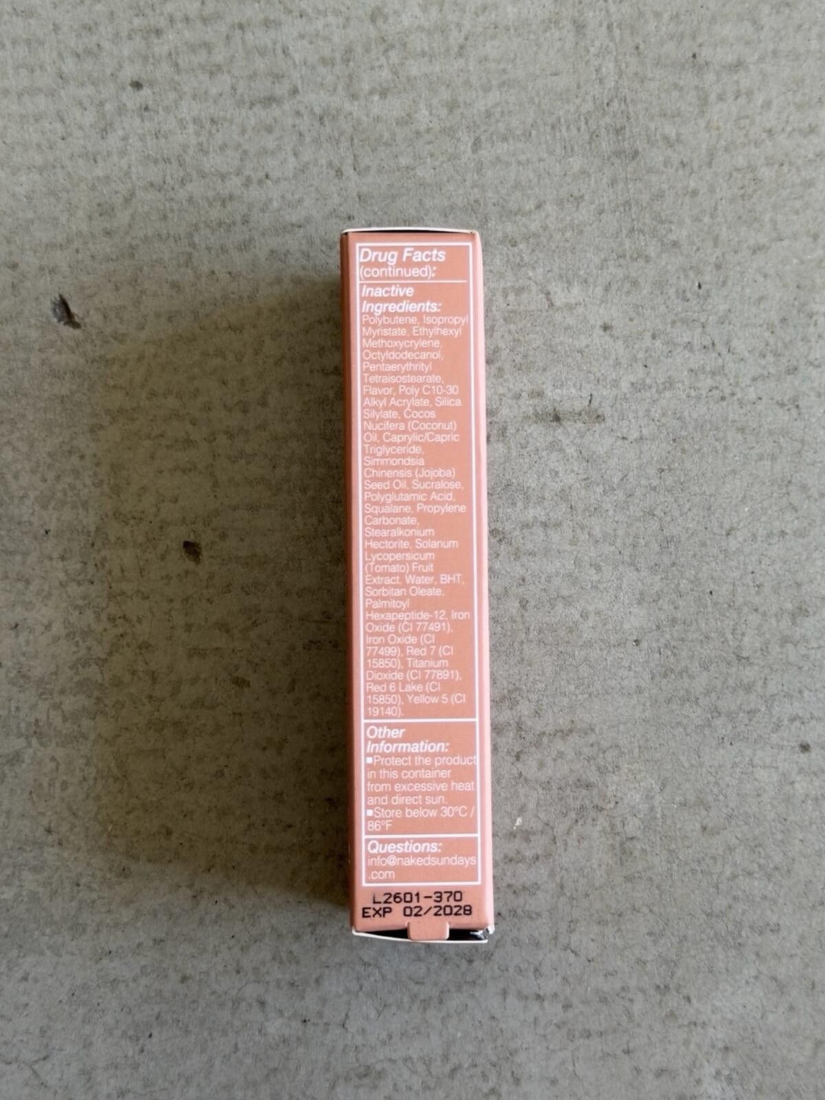 Other Naked Sundays PoutScreen SPF50 Lip Treatment / Midnight Kiss Size ONE SIZE - 10 Thumbnail