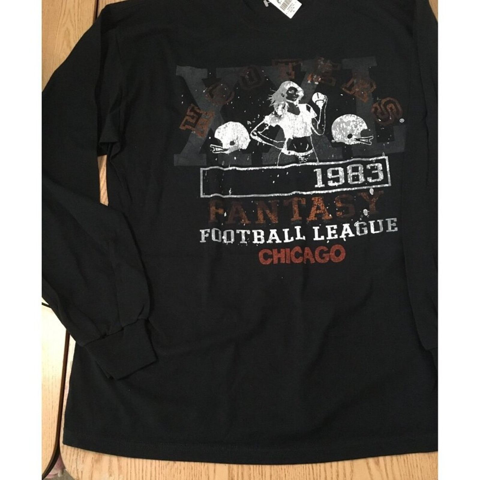 Other New Mens Hooters Long Sleeve T-shirt Chicago Football XL Size US XL / EU 56 / 4 - 3 Thumbnail
