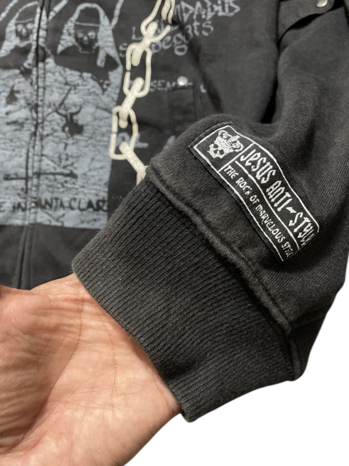 Japanese Brand × Vintage Center Clease Poem Zipp Hoodie Punk style Size US M / EU 48-50 / 2 - 4 Thumbnail