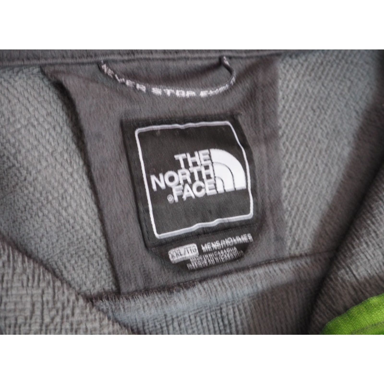 The North Face The North Face TNF Gray Black Green Windstopper Softshell Hiking Jacket Mens 2XL Size US XXL / EU 58 / 5 - 6 Thumbnail