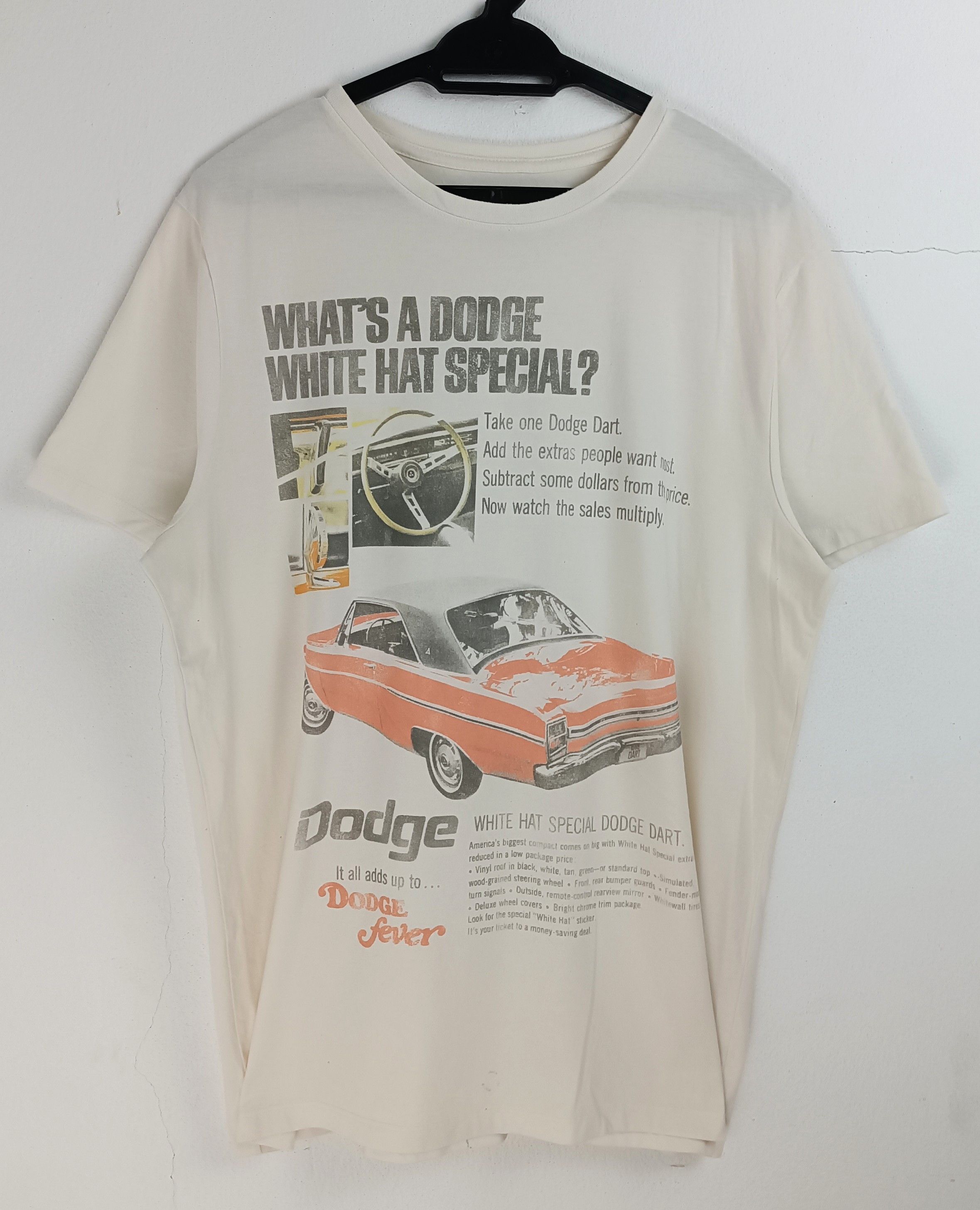 Vintage VINTAGE DODGE WHITE HAT 80'S CAR AUTO mustang jaguar hellcat Size US L / EU 52-54 / 3 - 3 Thumbnail