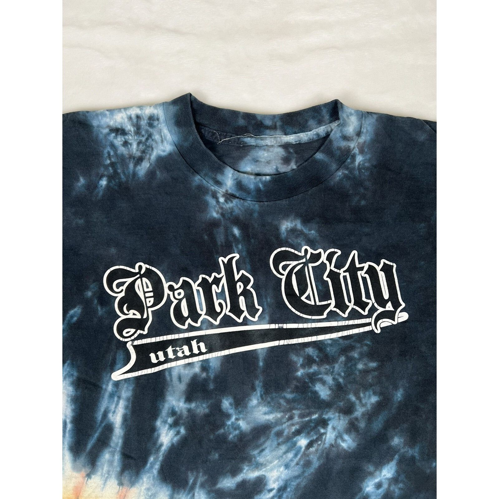 Vintage Vintage Park City Utah Tie Dye T-Shirt Single Stitch Size L Size US L / EU 52-54 / 3 - 2 Thumbnail