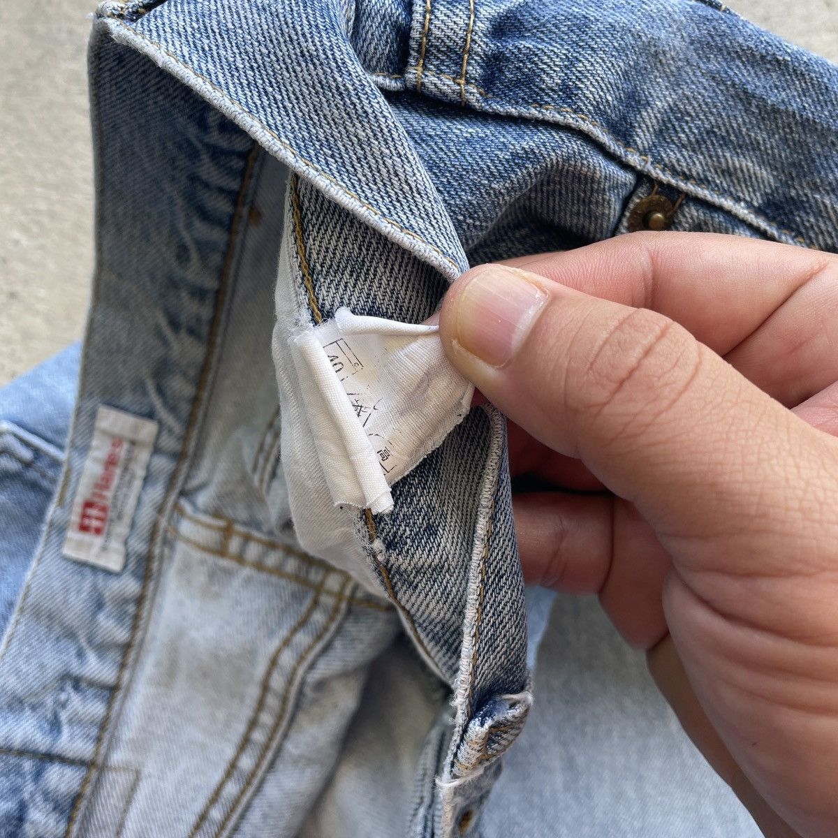 Hanes × Jean × Vintage Vintage Hanes Faded Jeans Denim Pants W32x29.5 Size US 32 / EU 48 - 7 Thumbnail