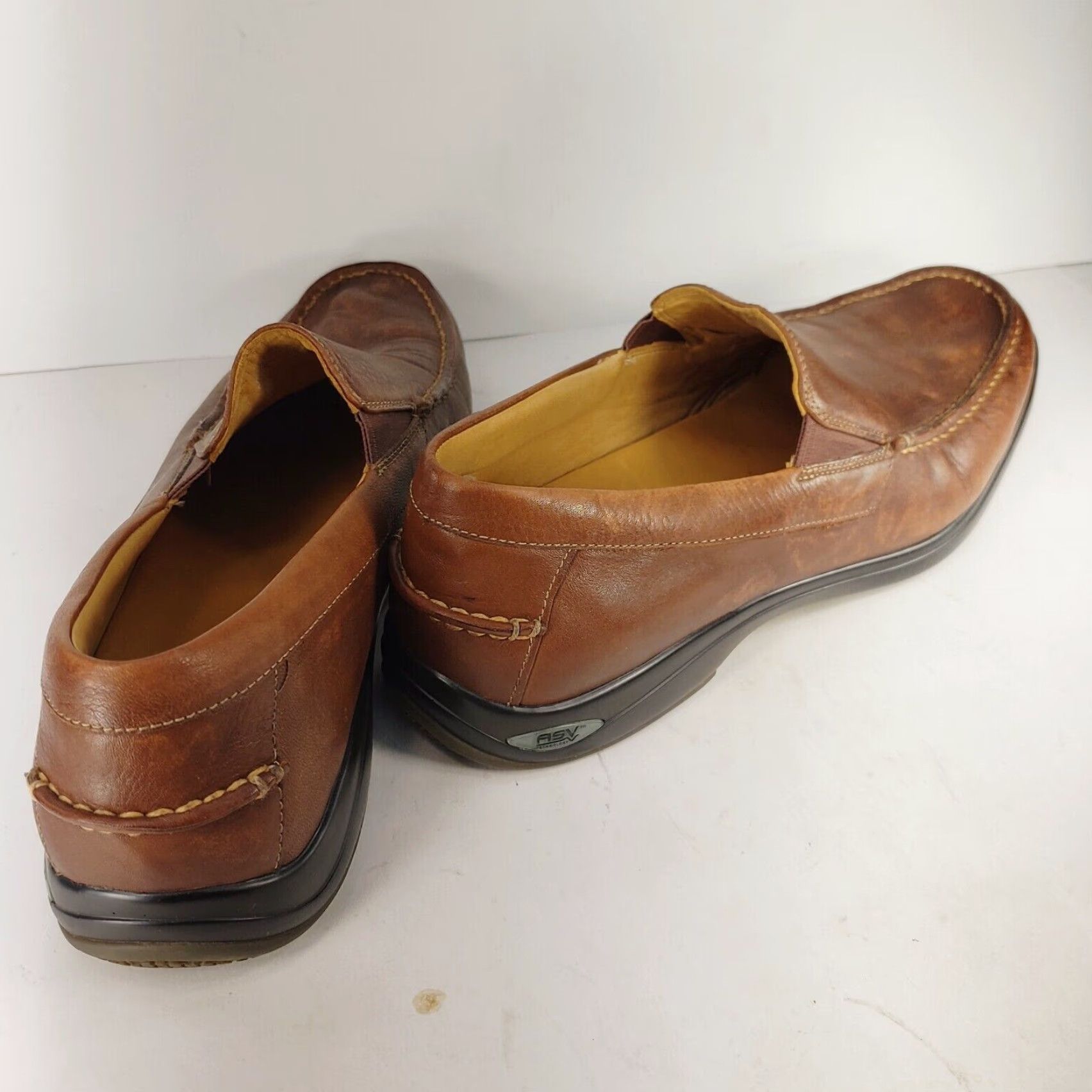 Sperry Sperry Top-Sider Gold Cup Brown Leather Slip On Loafer Size 11M Mens Navy Going Out Casual Marine Vintage No Size US L / EU 52-54 / 3 - 4 Thumbnail