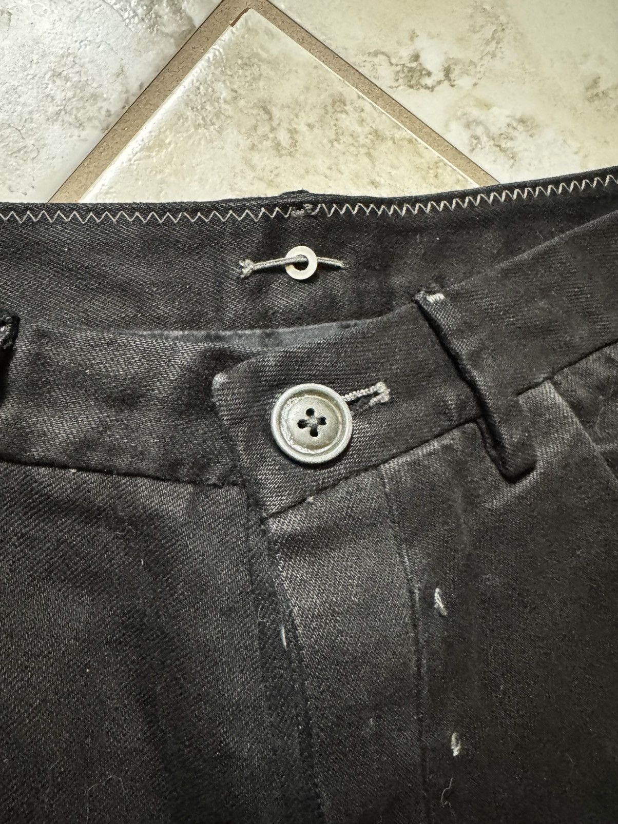 Label Under Construction Overlock J Cut Cotton 5-Pocket Pants Size US 30 / EU 46 - 6 Thumbnail