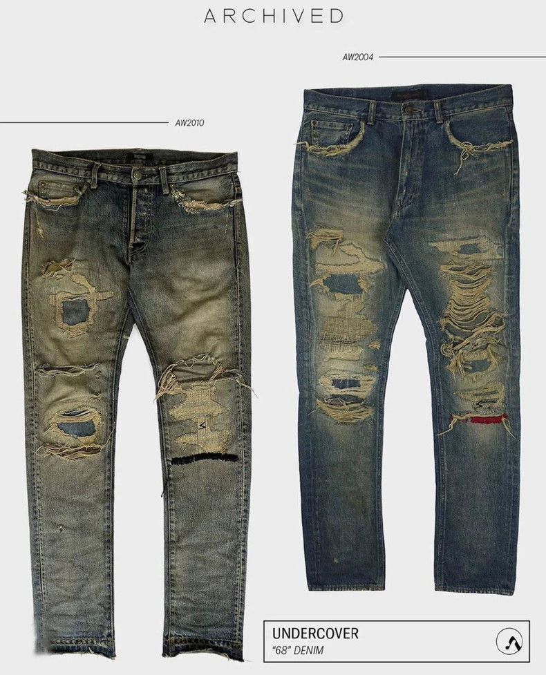 Undercover UNDERCOVER size 1 68 Blue Line Jeans 2505-Nextarrow Size US 28 / EU 44 - 8 Thumbnail
