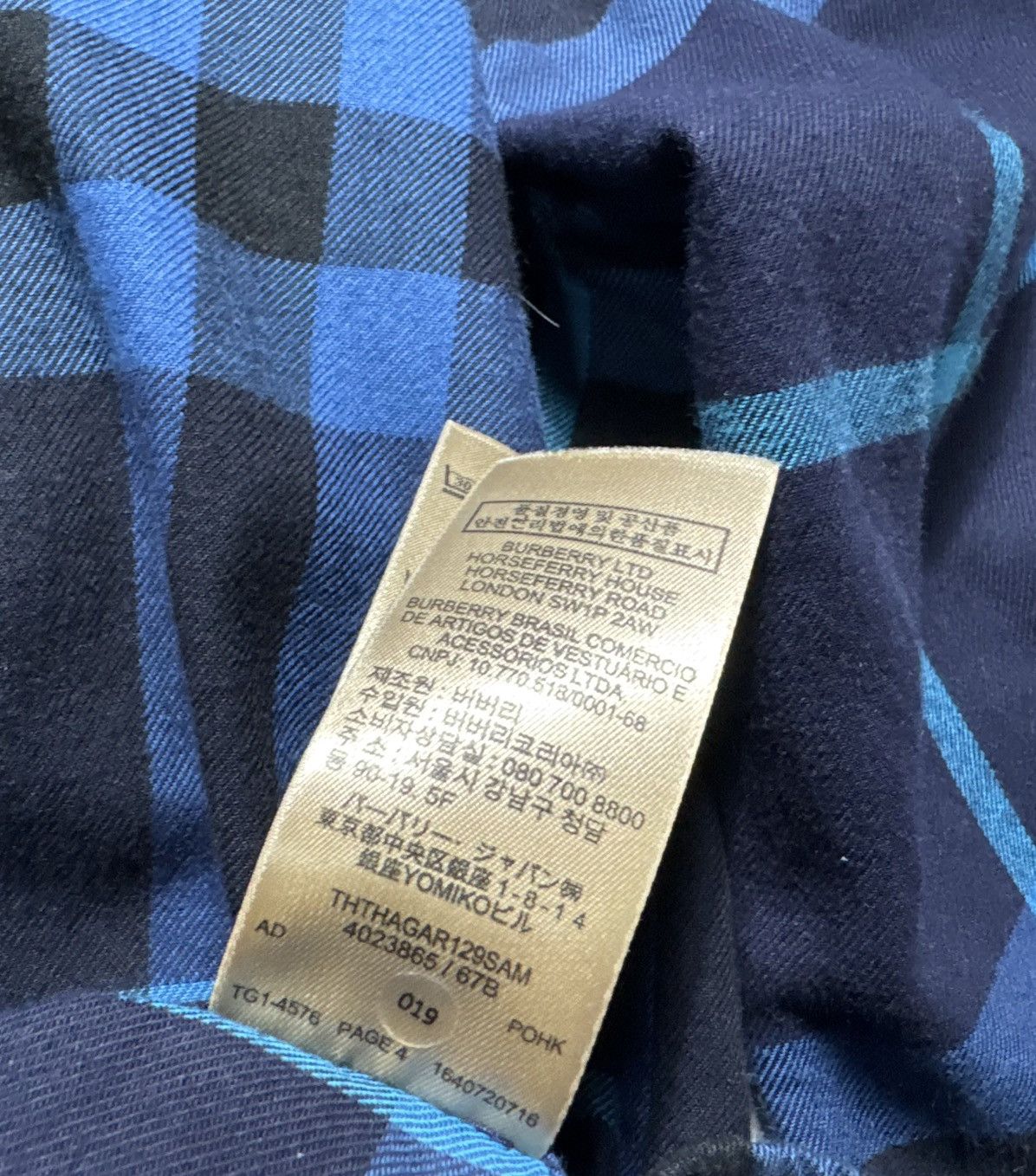 Burberry Burberry Flannel Checkered Shirt Luxury Size S Size US S / EU 44-46 / 1 - 8 Thumbnail