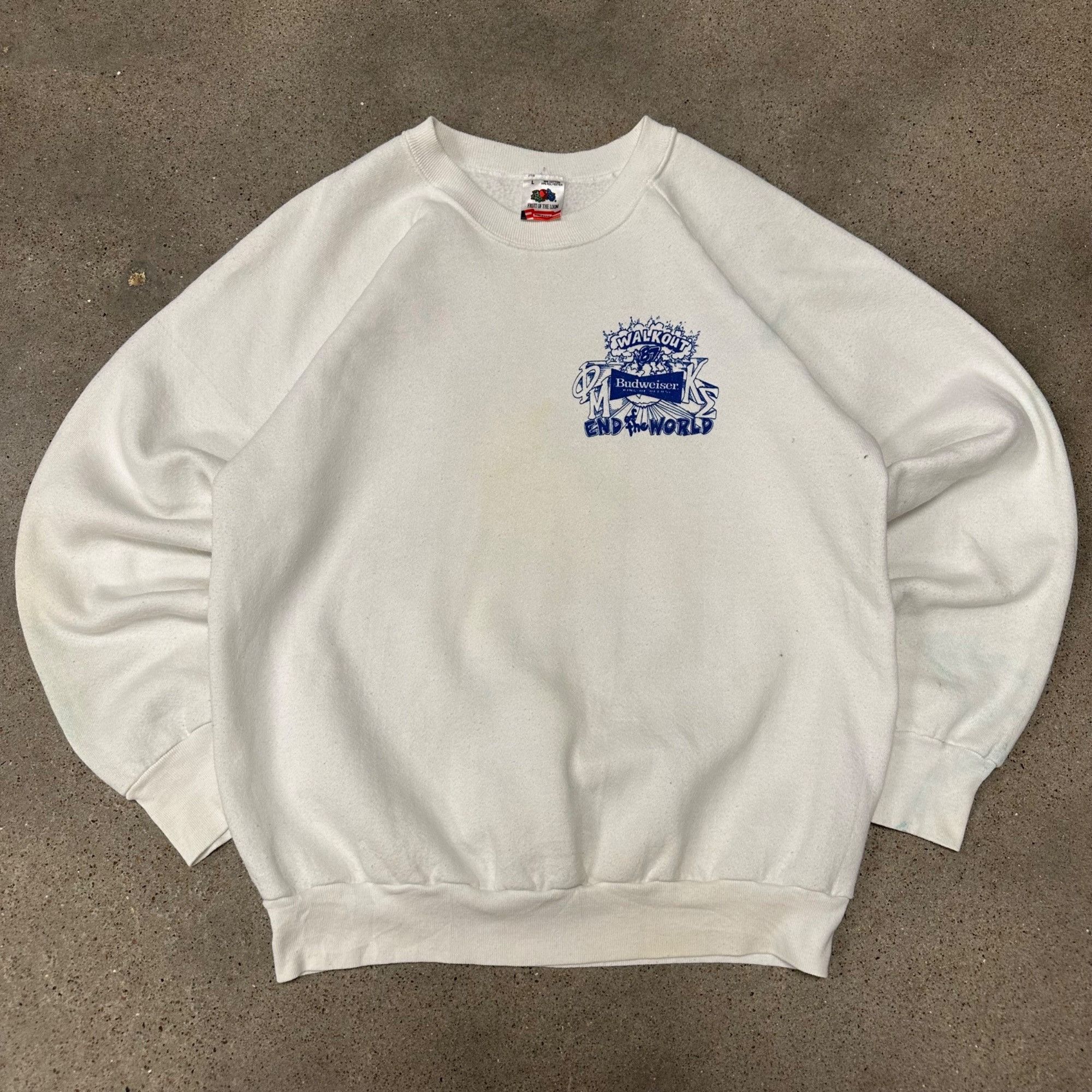 Vintage Vintage 1987 Budweiser Kappa Sigma Phi Mu Walkout Party Swea Size US M / EU 48-50 / 2 - 1 Thumbnail